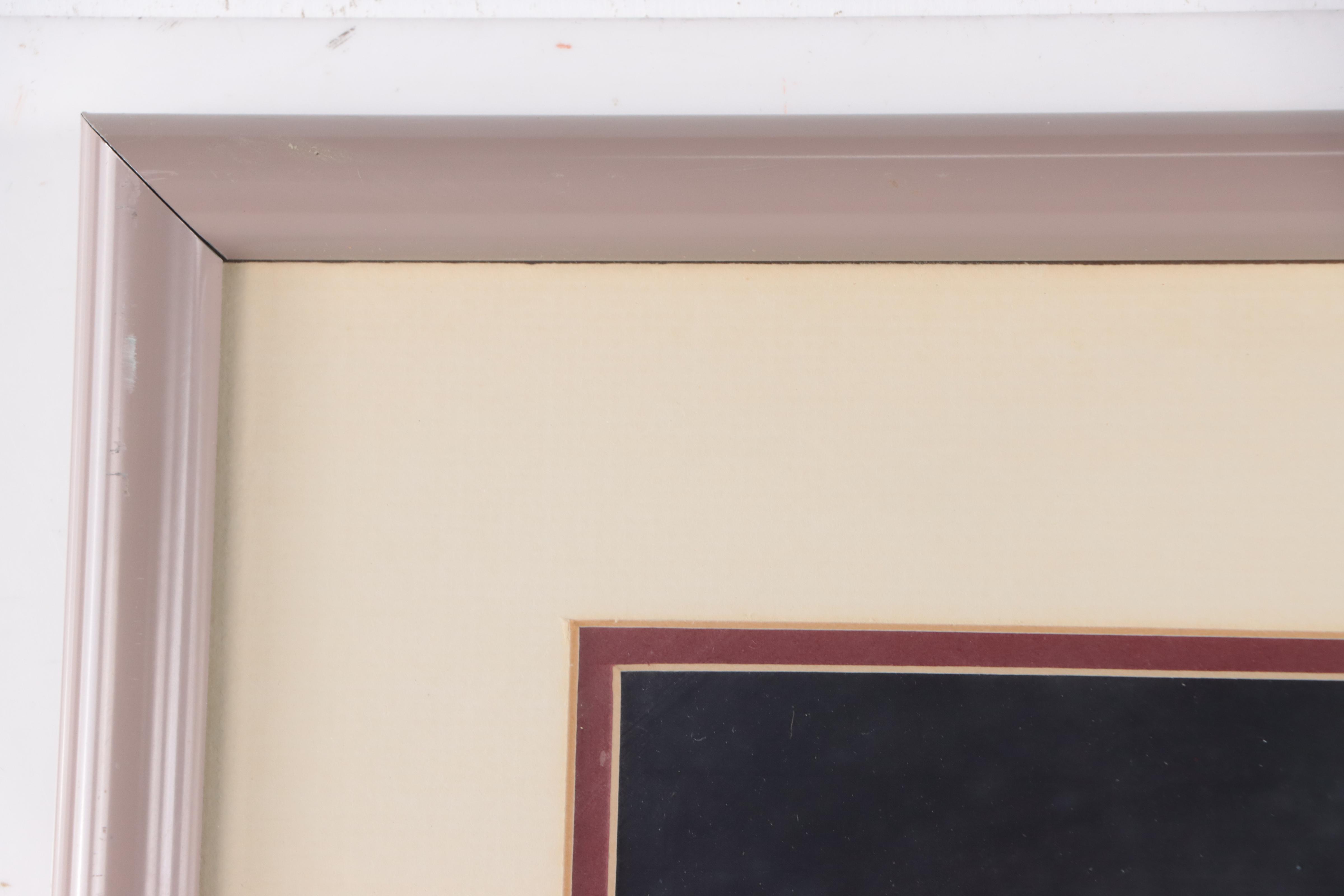 Offset Lithograph After Sari Staggs "Night Village," Late 20th Century