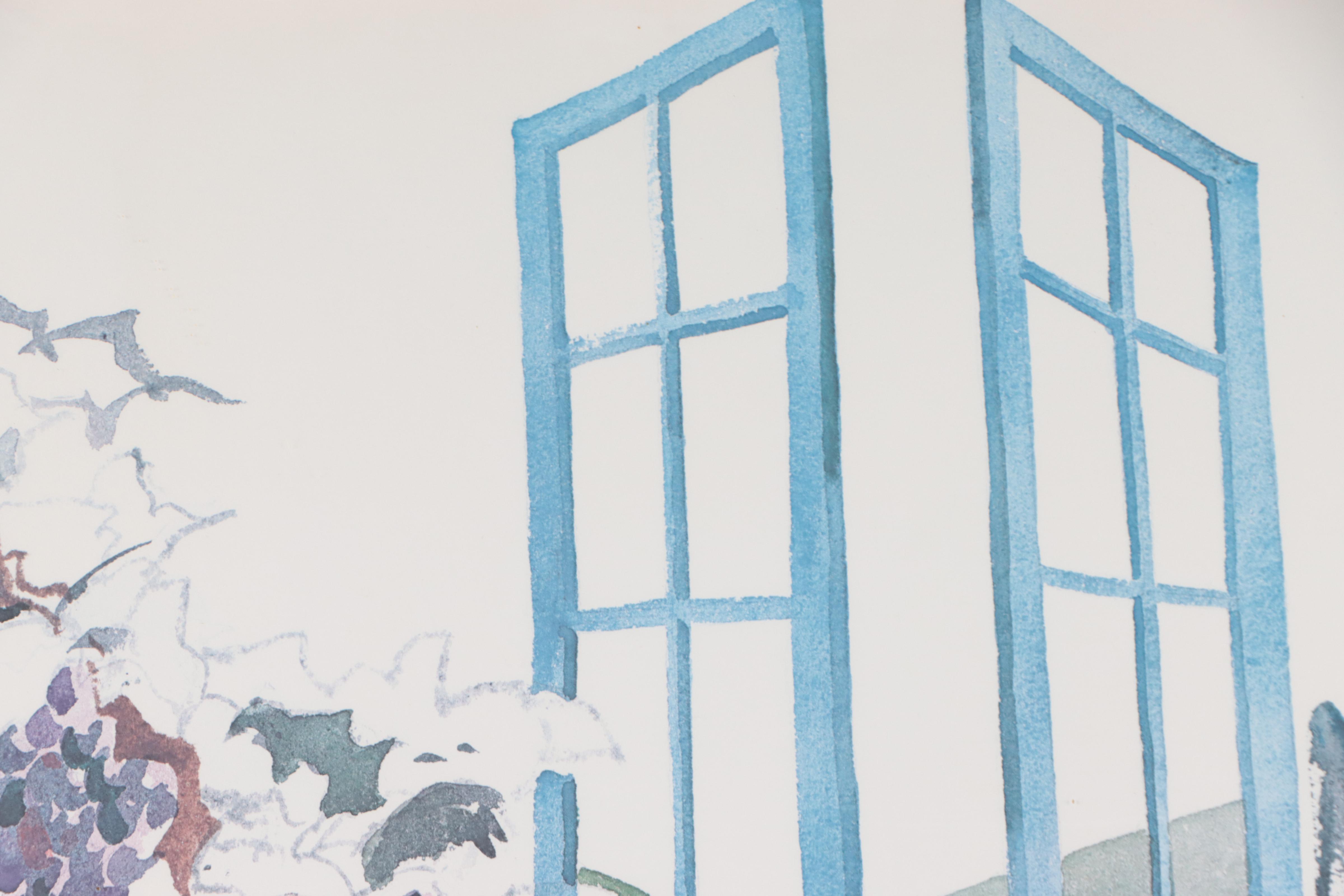 California Wine Country Offset Lithograph Poster After Noal Betts "Images"