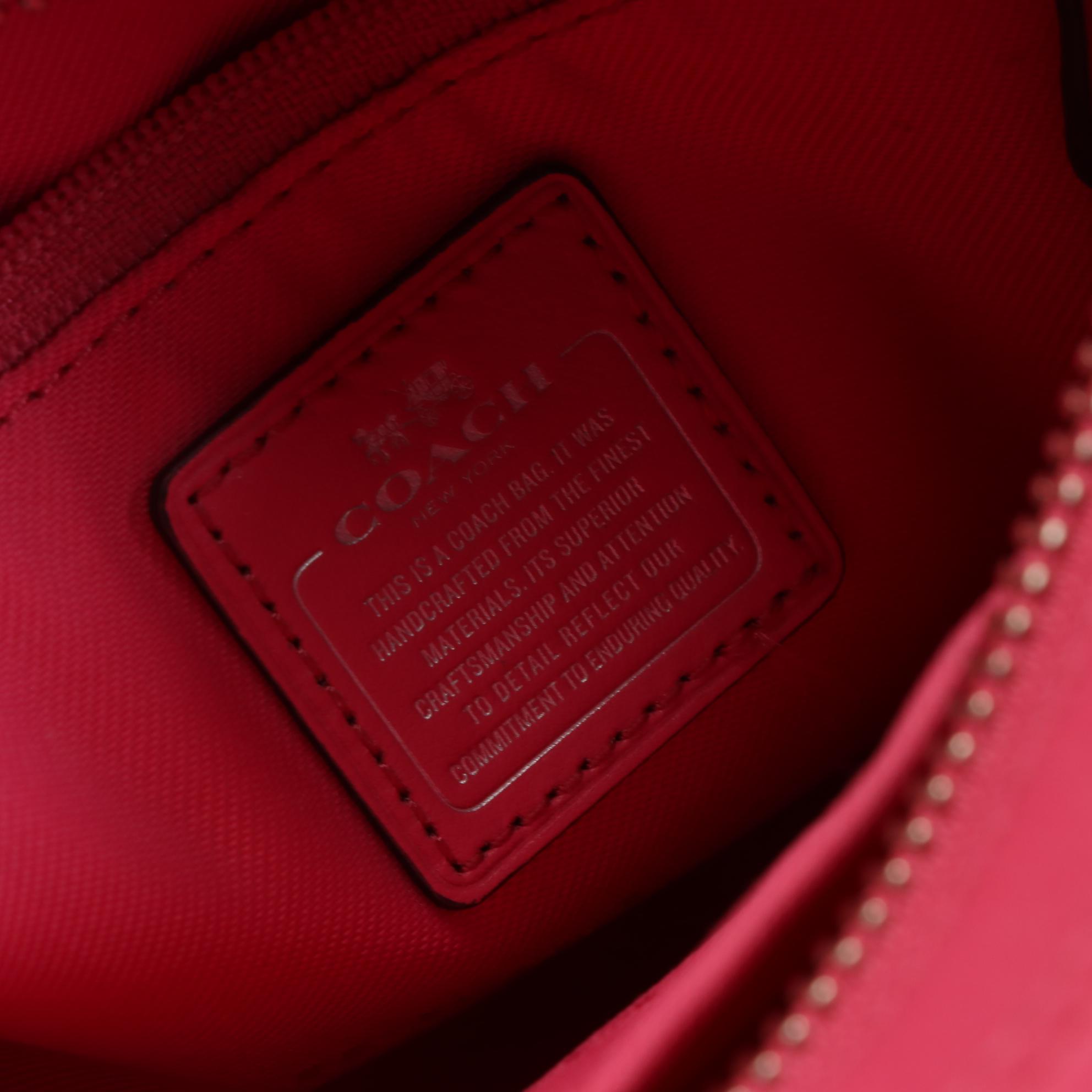 Coach Dahlia Swagger Two-Way Carryall Handbag in Pebble Grain Leather