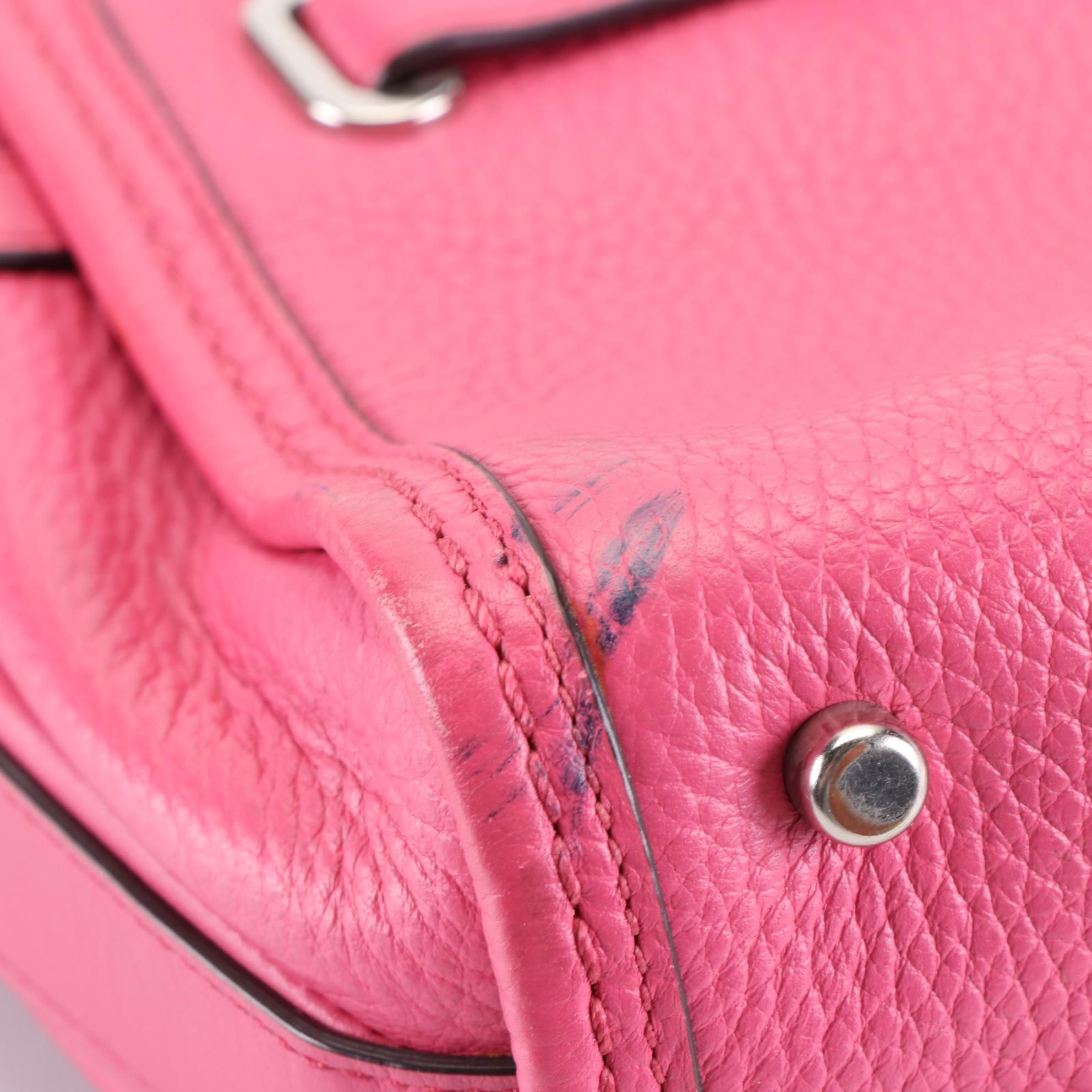 Coach Dahlia Swagger Two-Way Carryall Handbag in Pebble Grain Leather