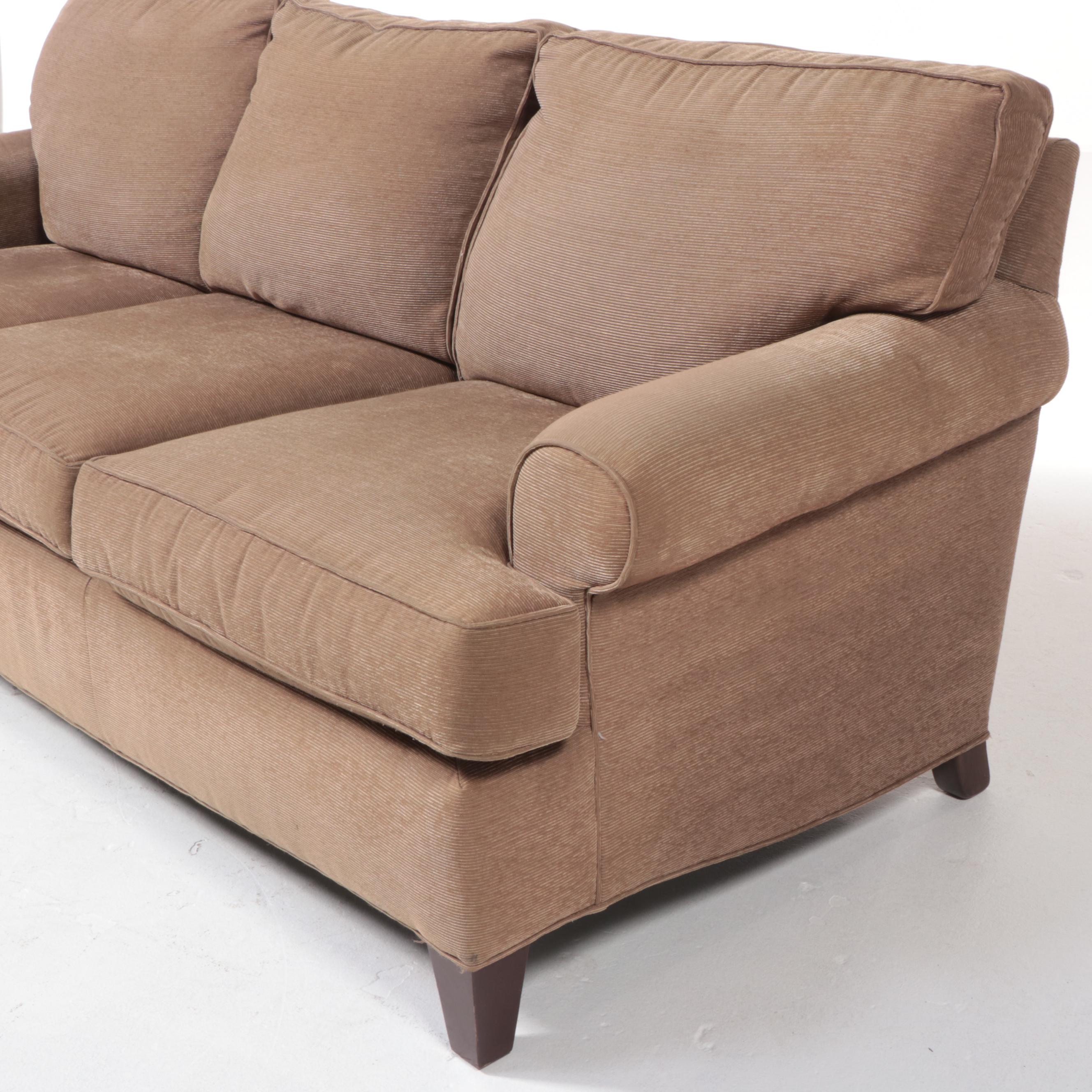 Smith Brothers of Berne Custom-Upholstered Roll-Arm Sofa