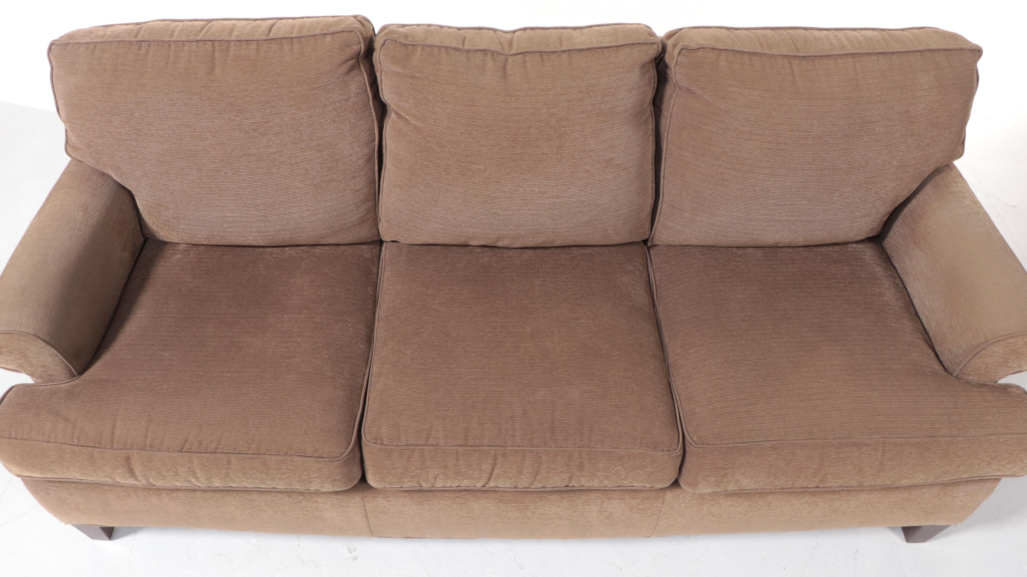 Smith Brothers of Berne Custom-Upholstered Roll-Arm Sofa