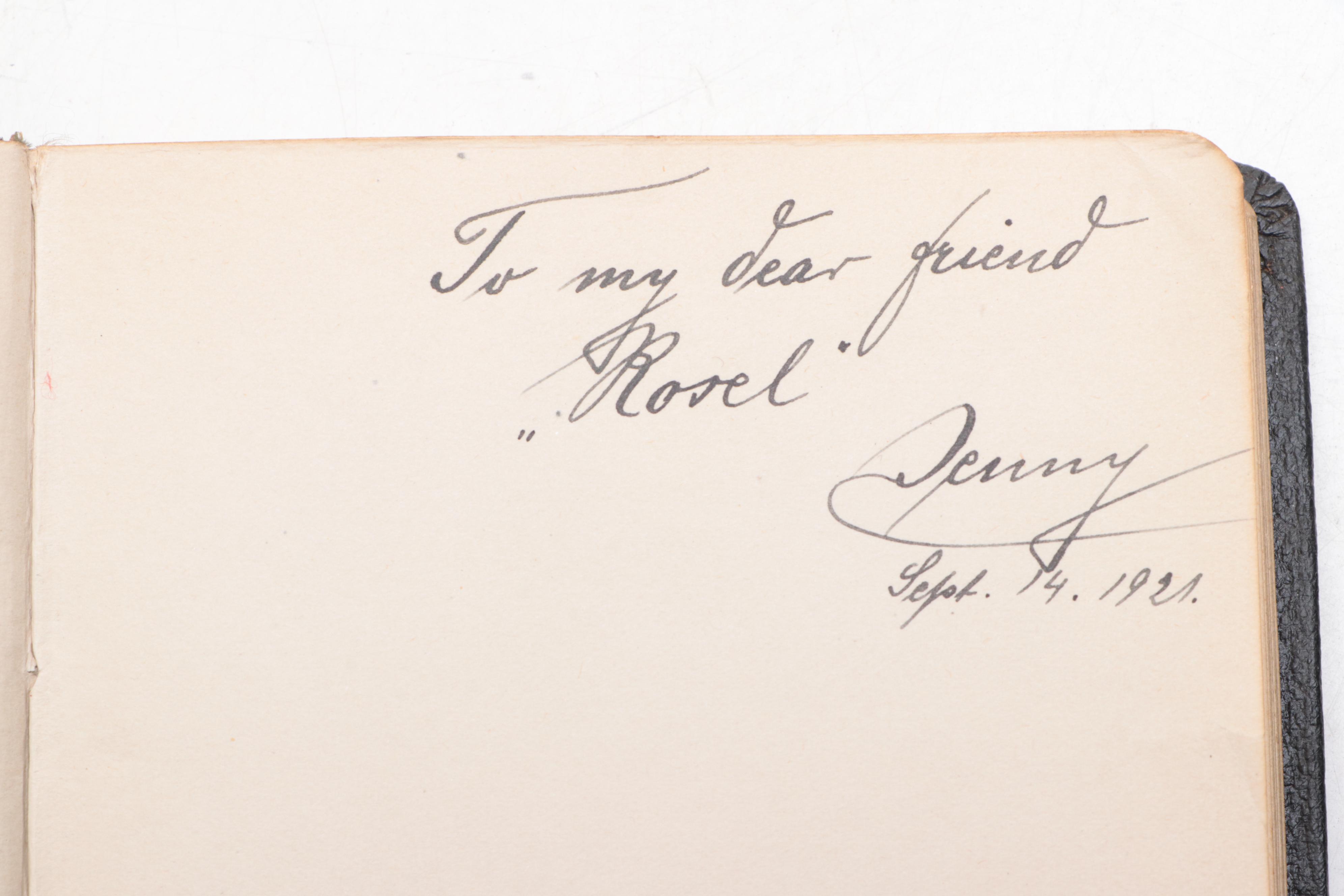 German Language "Hanna" by Jacob Freund, Early 20th Century