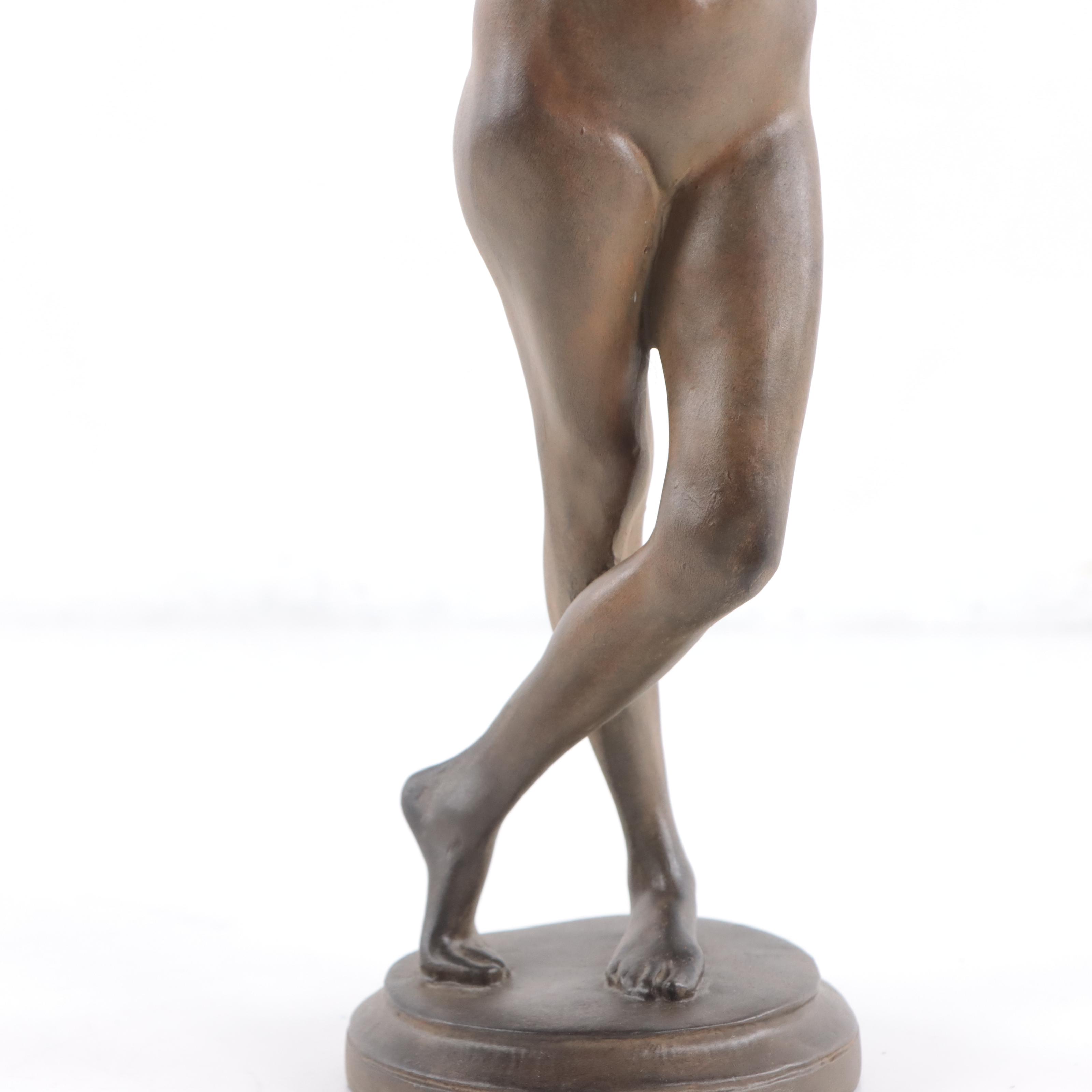 Bonded Bronze Sculpture After Edmond Thomas Quinn "Nymph"