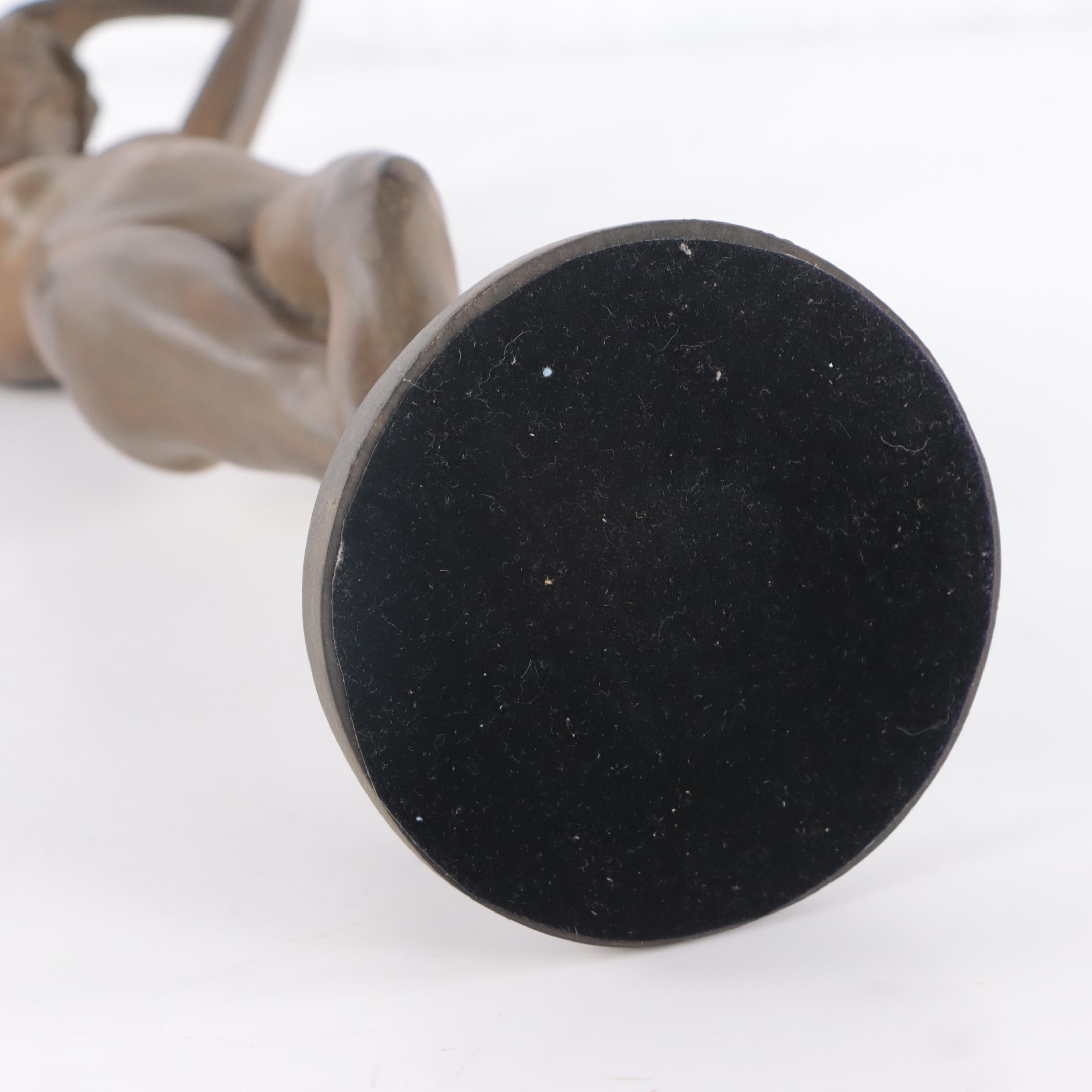 Bonded Bronze Sculpture After Edmond Thomas Quinn "Nymph"