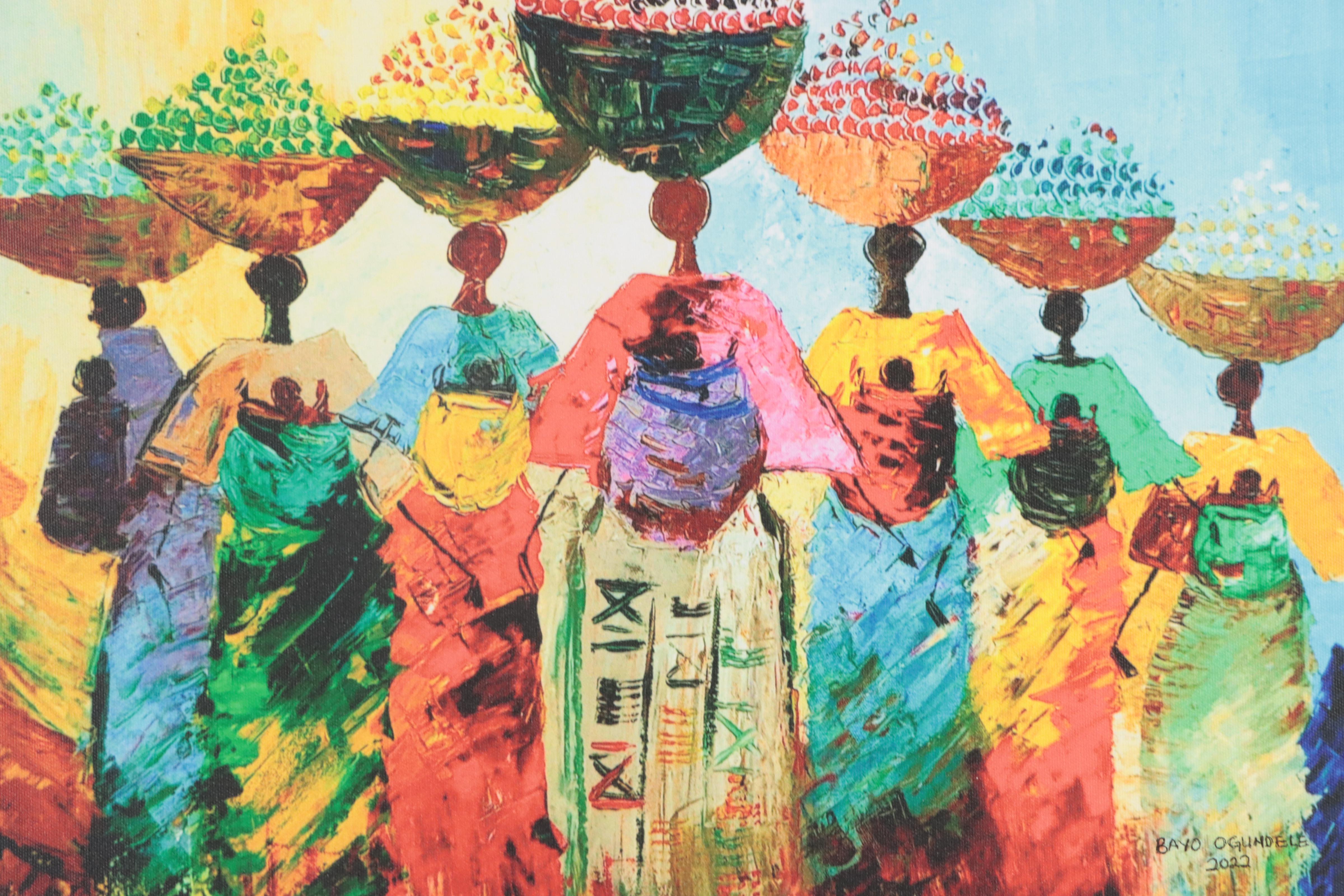 Bayo Ogundele Figural Giclée, 2023