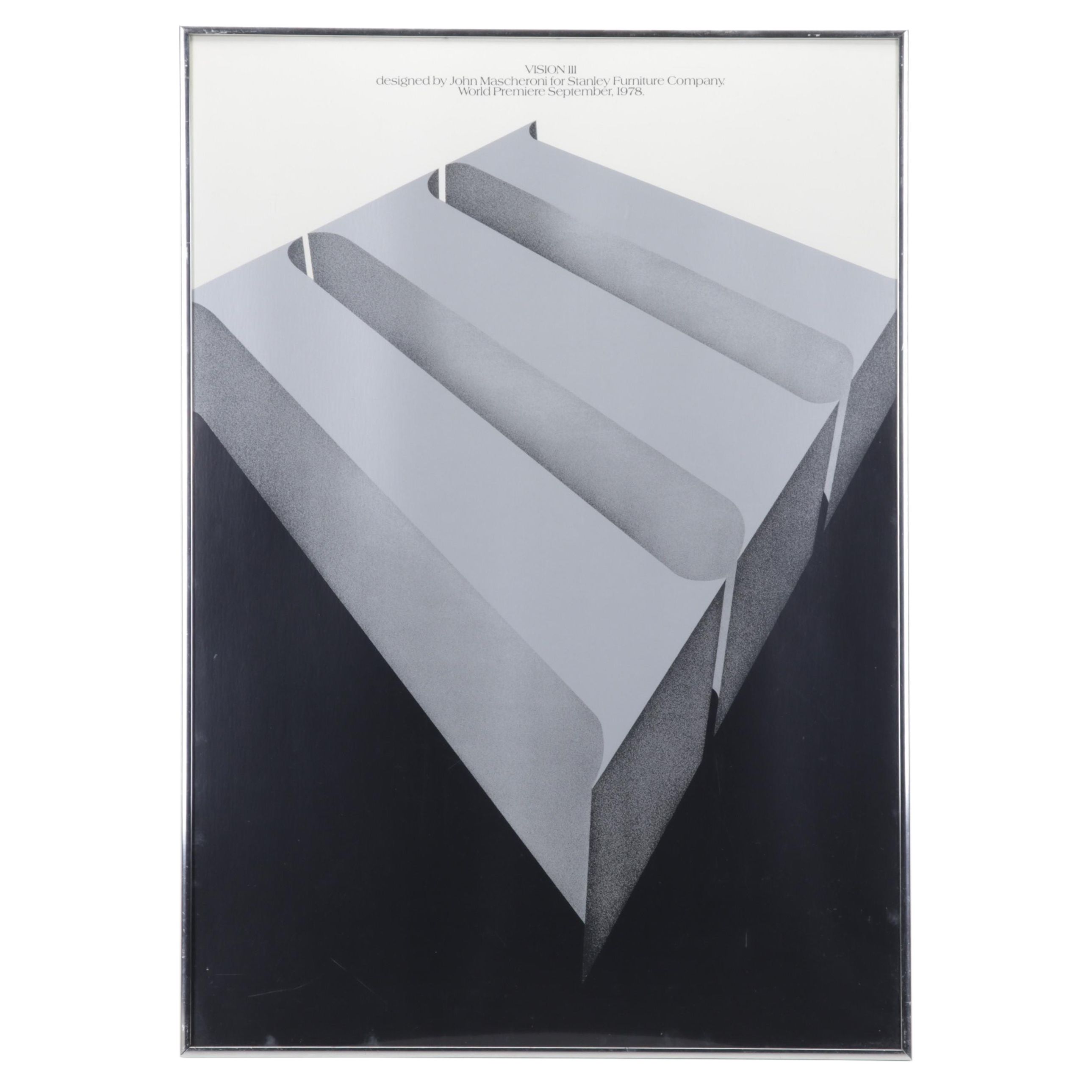 John Mascheroni for Stanley Furniture Company Lithograph "Vision III," 1978