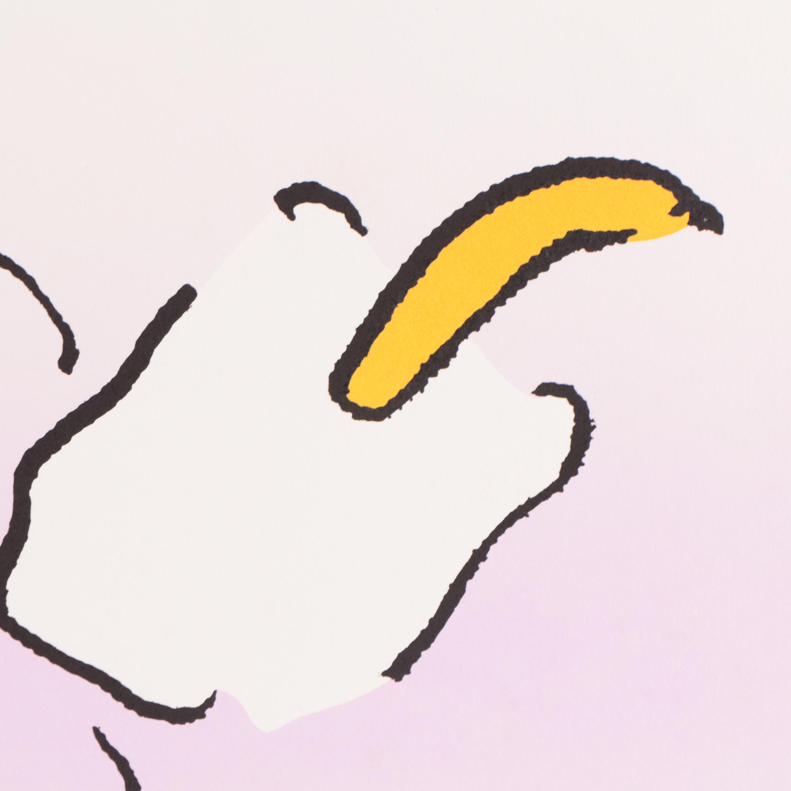 Peter Max Psychedelic Figurative Lithograph "In Horizon," 1983