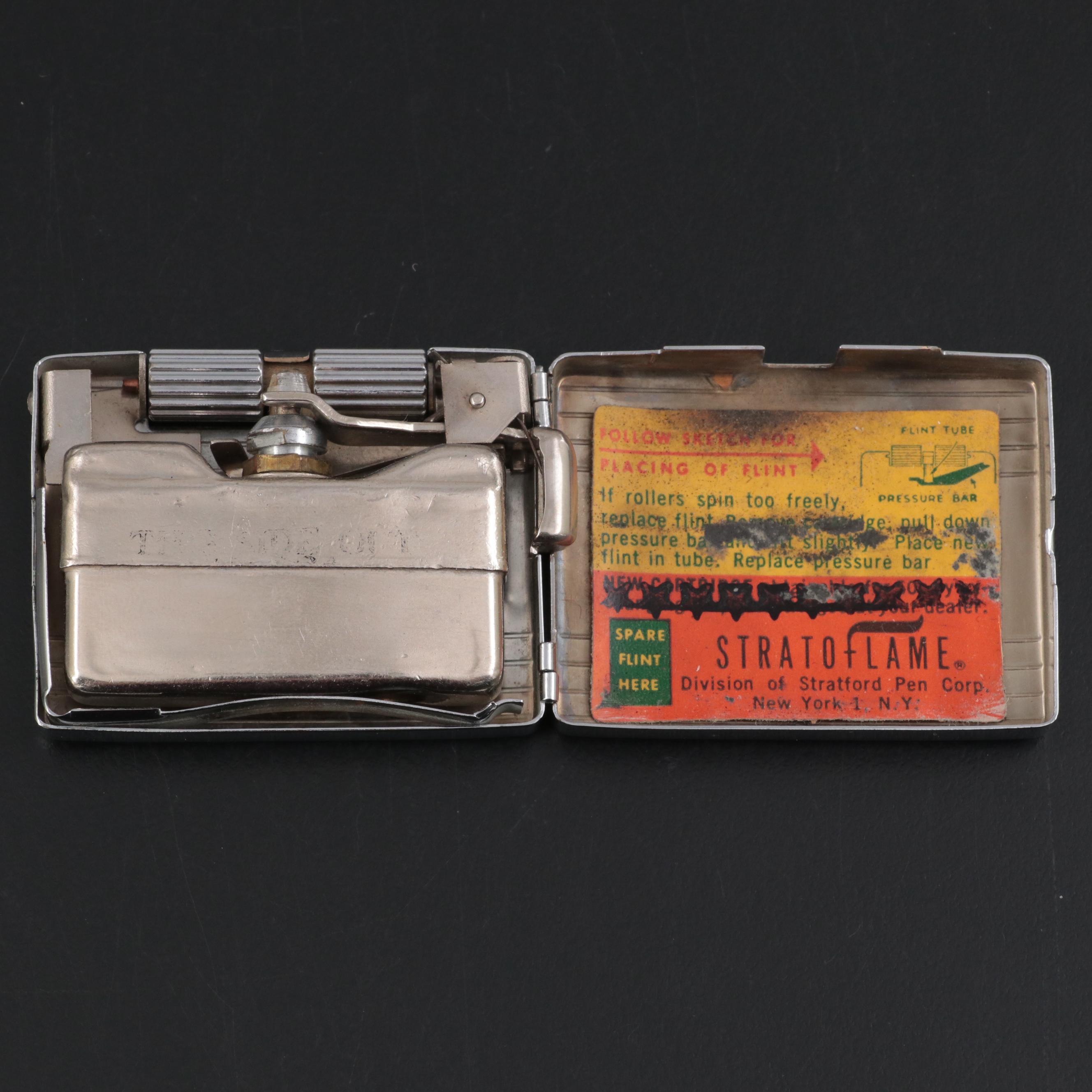 Bing Crosby Engraved Stratoflame Aluminum Presentation Lighter