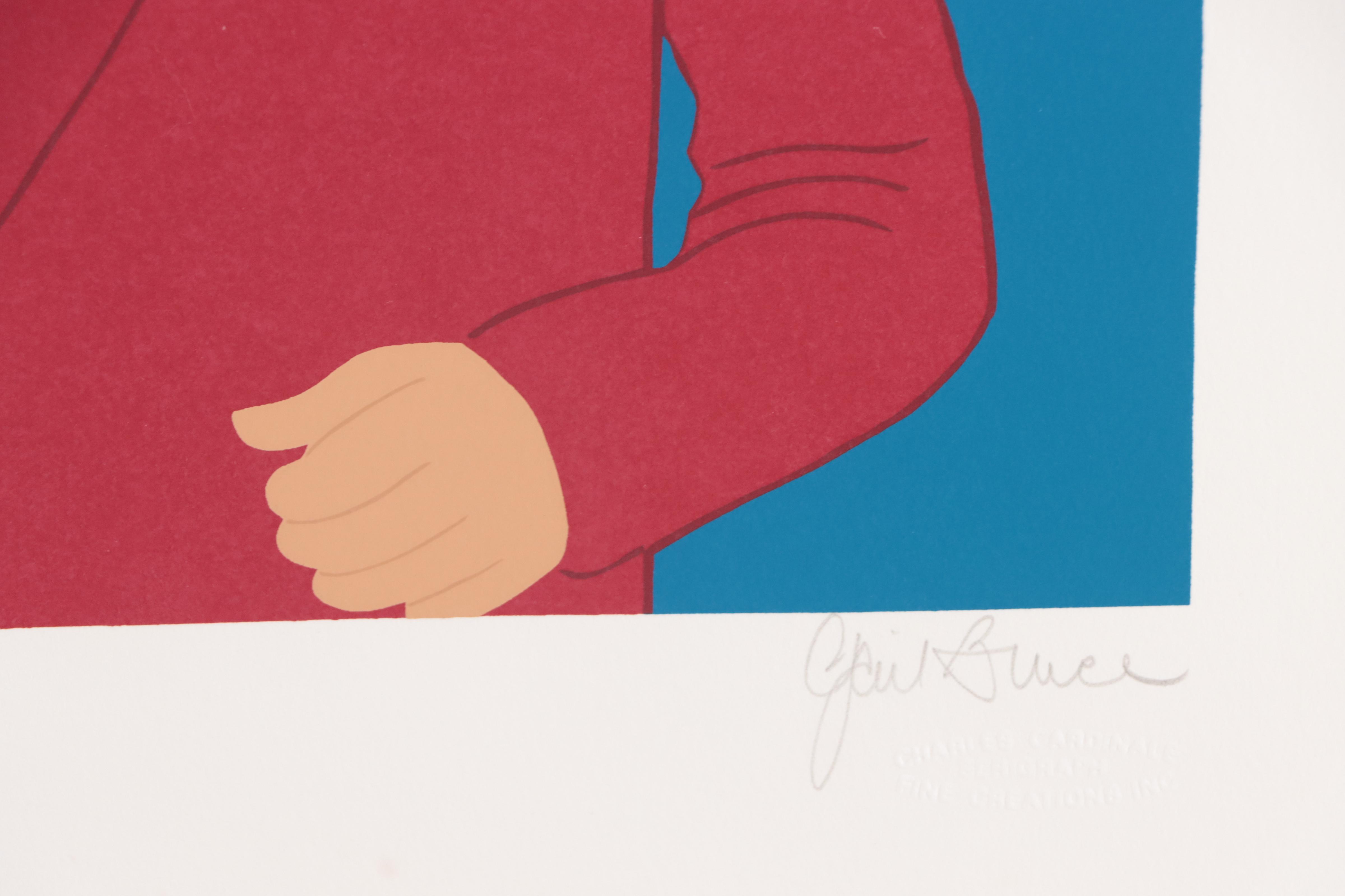 Gail Bruce Serigraph "Masks I"