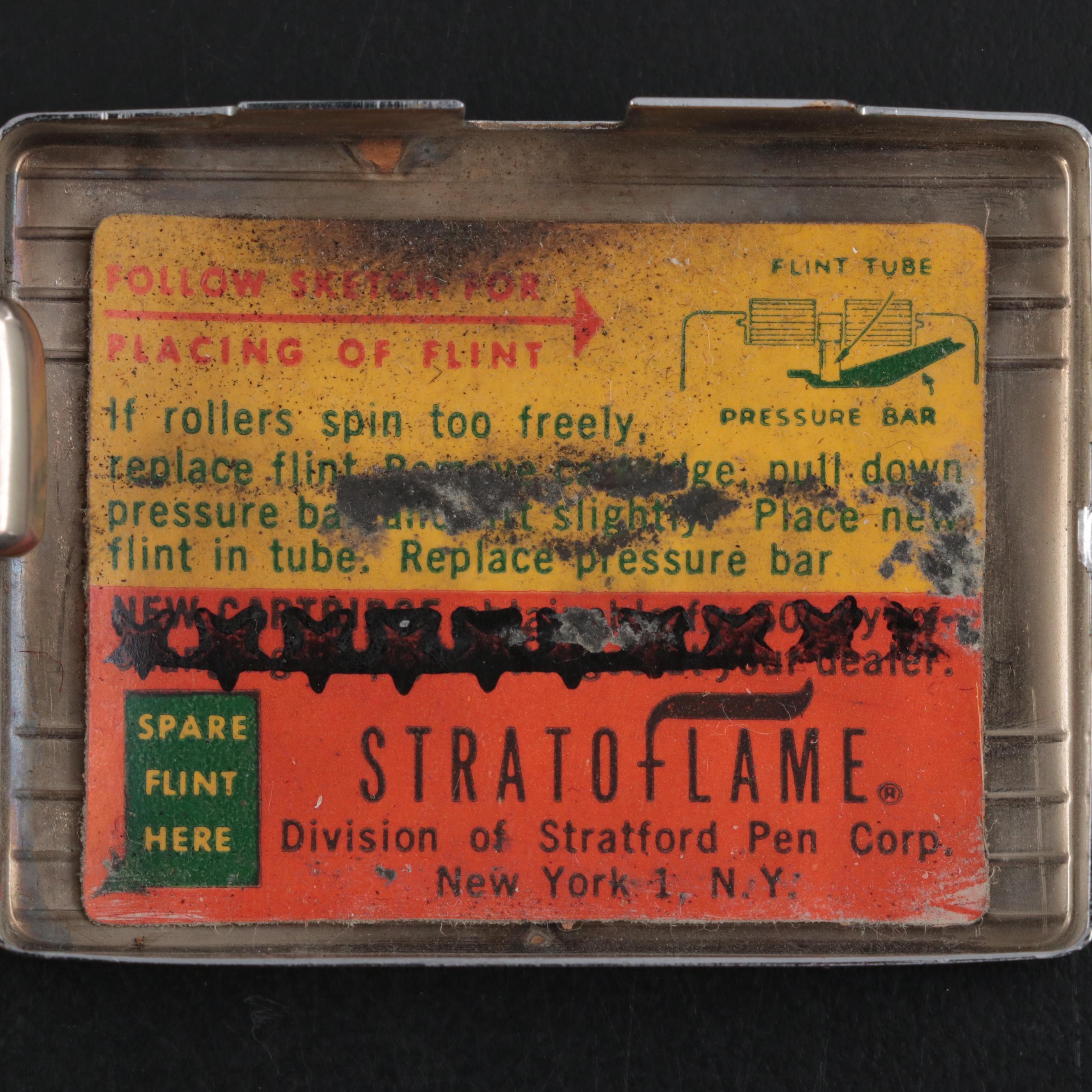 Bing Crosby Engraved Stratoflame Aluminum Presentation Lighter