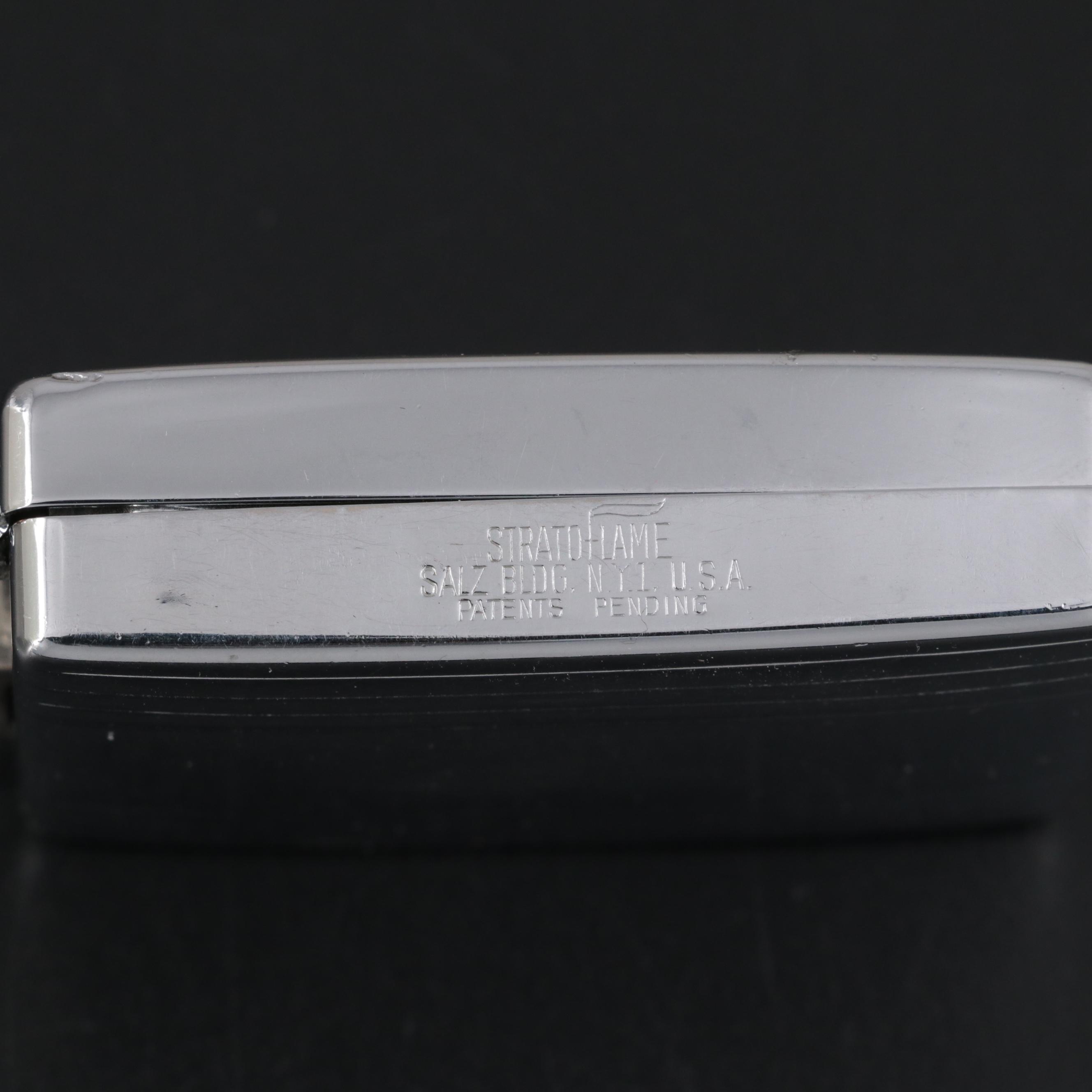 Bing Crosby Engraved Stratoflame Aluminum Presentation Lighter