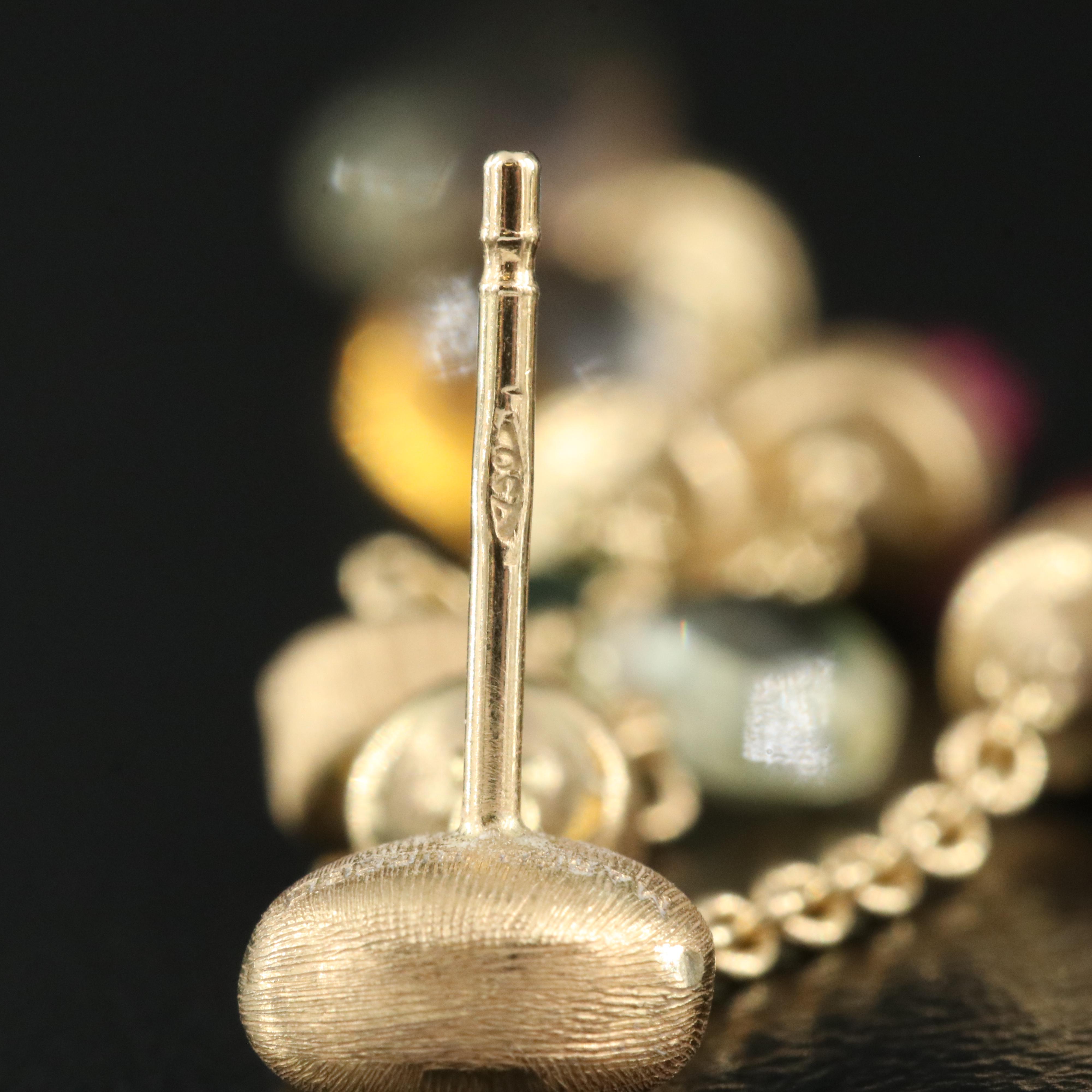 Marco Bicego "Paradise" 18K Tourmaline and Topaz Earrings