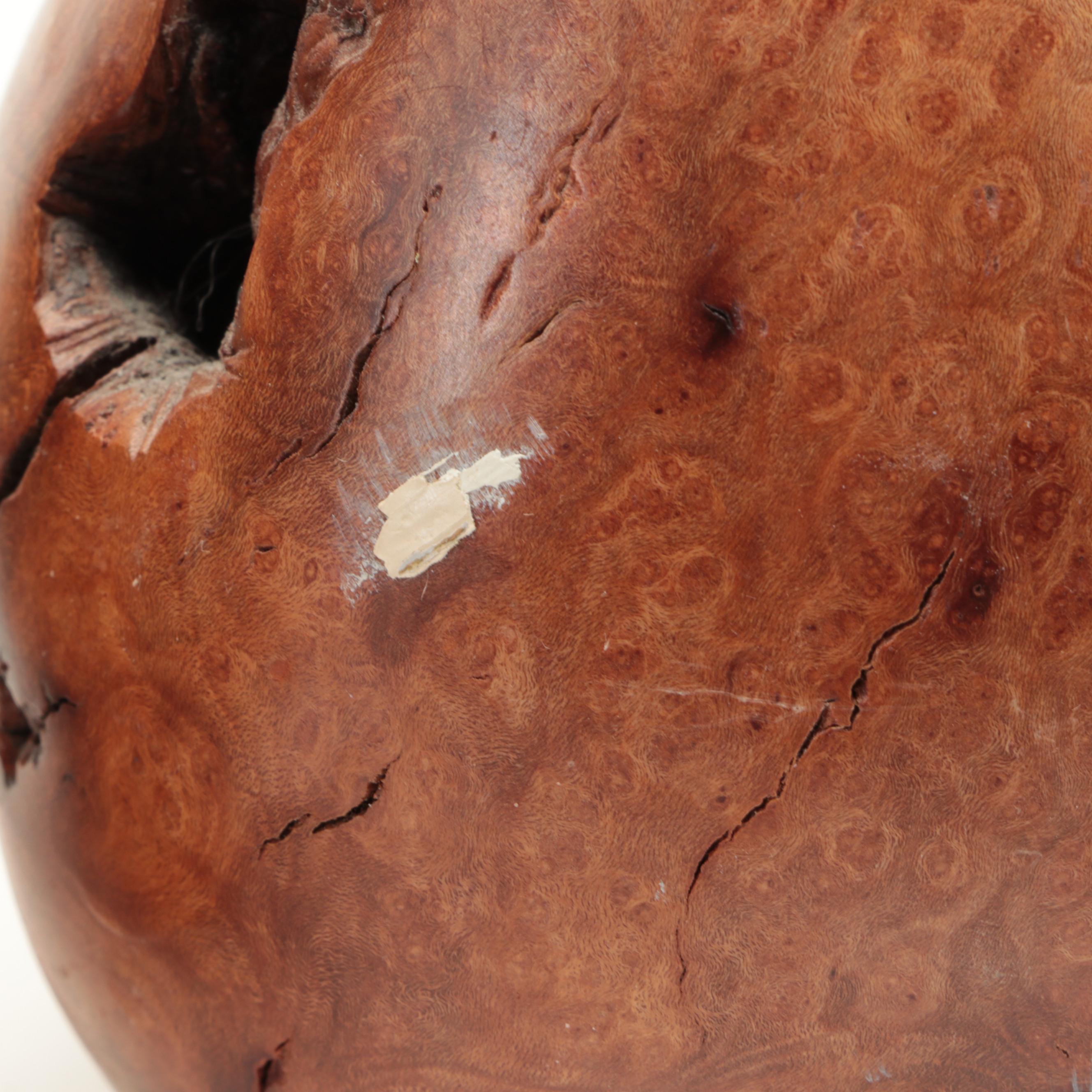 Bruce Hoskins Spalted Sycamore Vase, Other Turned Wood Vase, Box, Bowl and Board