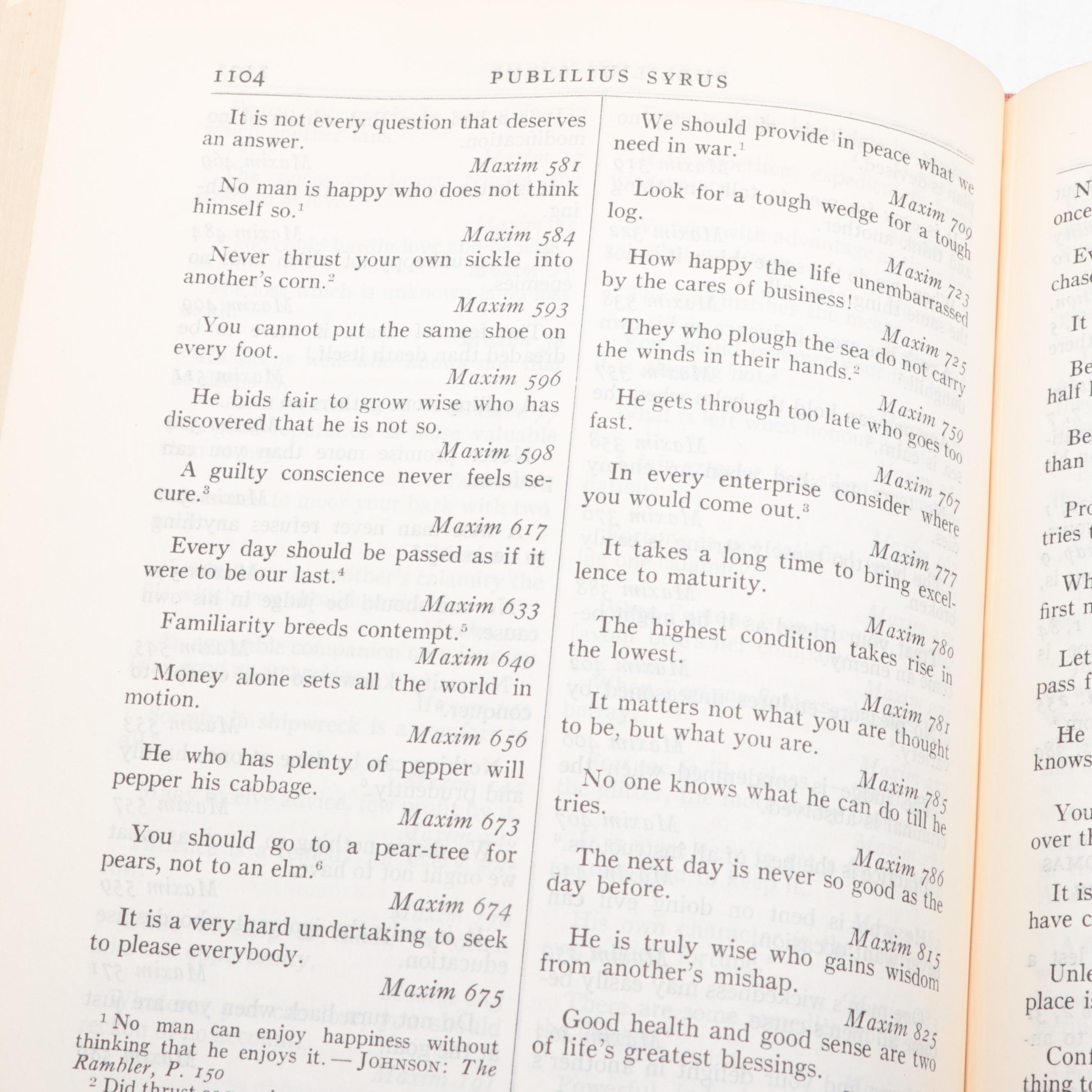 Twelfth Edition "Familiar Quotations" by John Bartlett, 1949