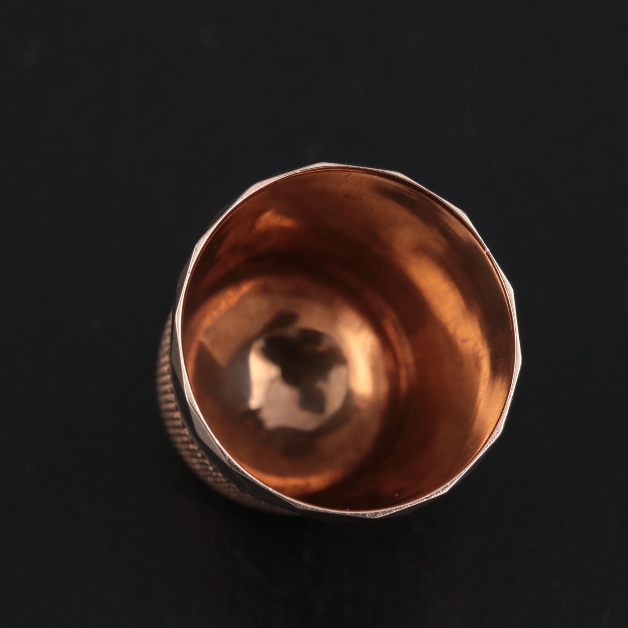 Stern Brothers 10K Gold Thimble