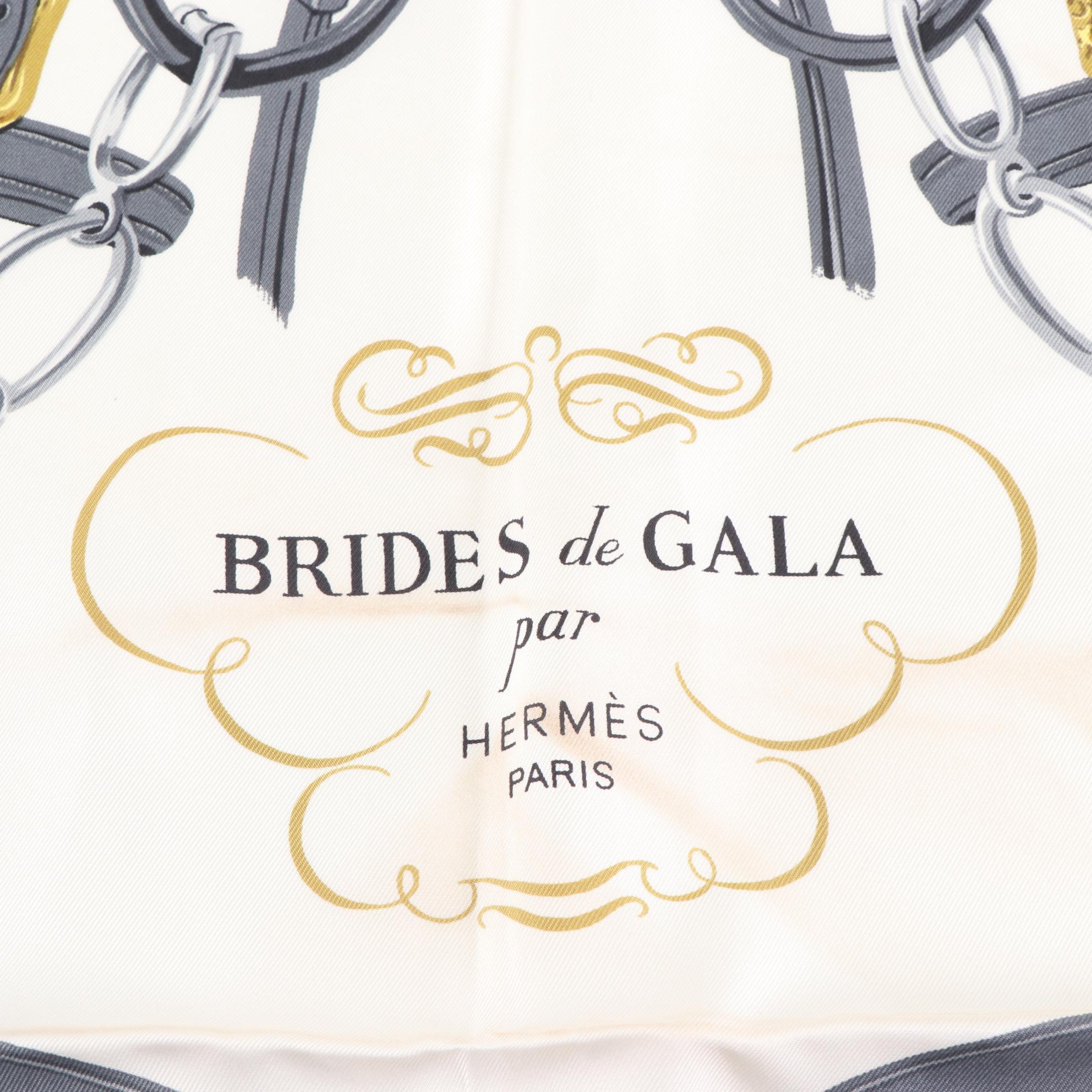 Hermès "Brides de Gala" Scarf 90 in Silk Twill