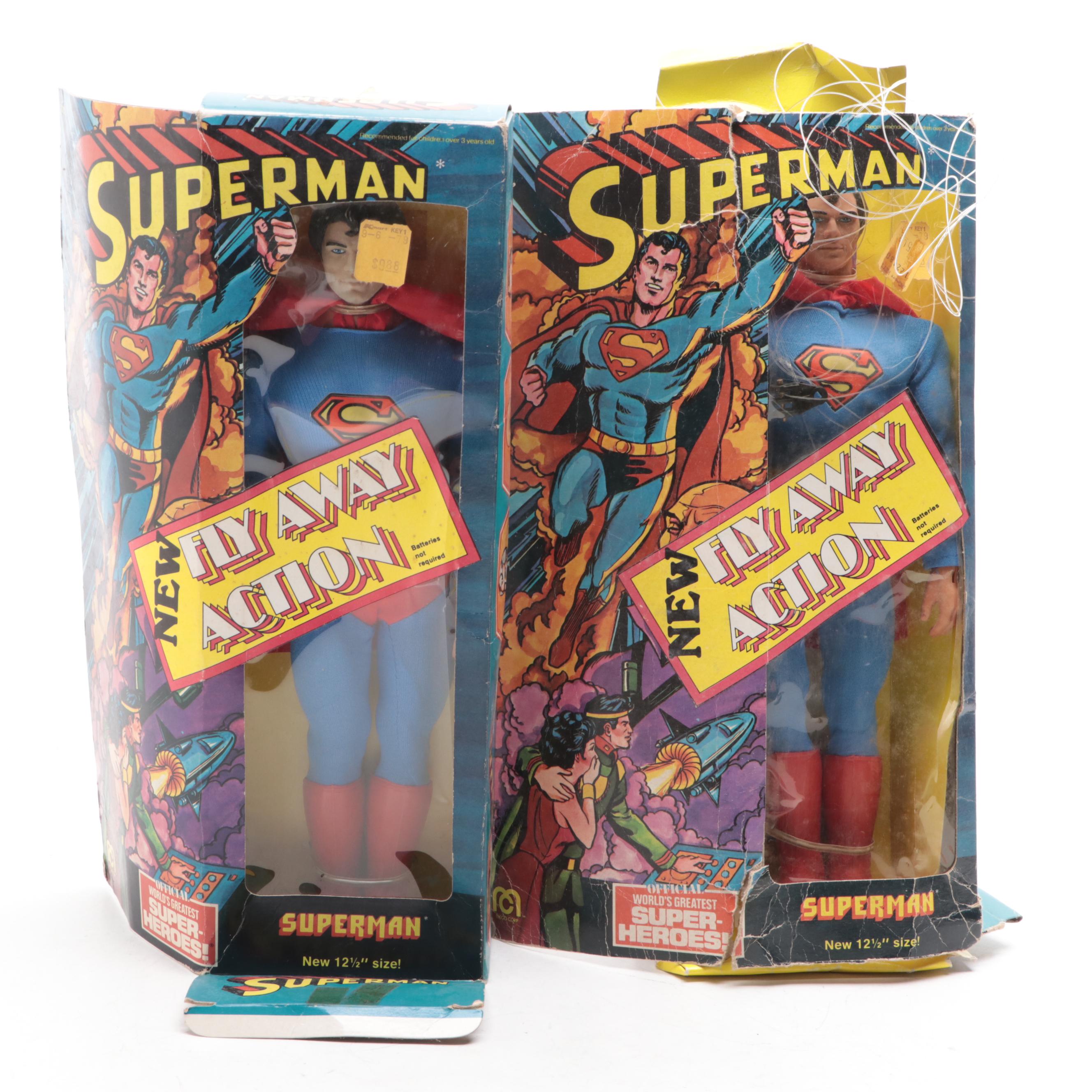 Mego "Superman" and Exclusive Toy "Vince Lombardi" Action Figures