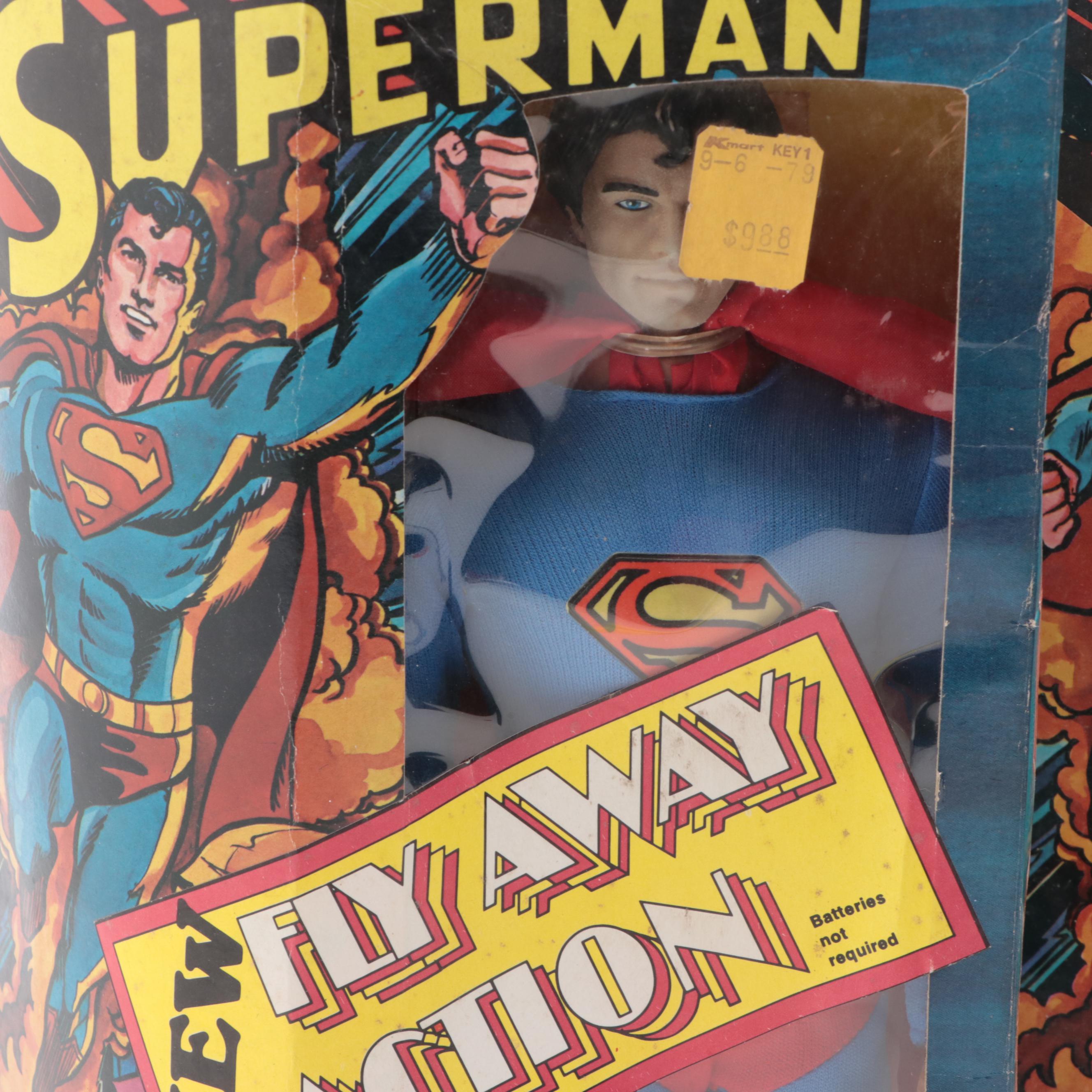 Mego "Superman" and Exclusive Toy "Vince Lombardi" Action Figures