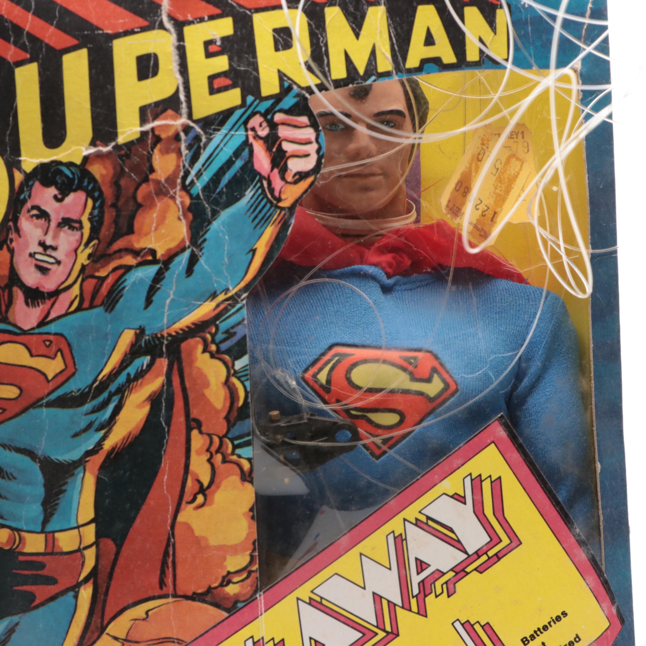 Mego "Superman" and Exclusive Toy "Vince Lombardi" Action Figures