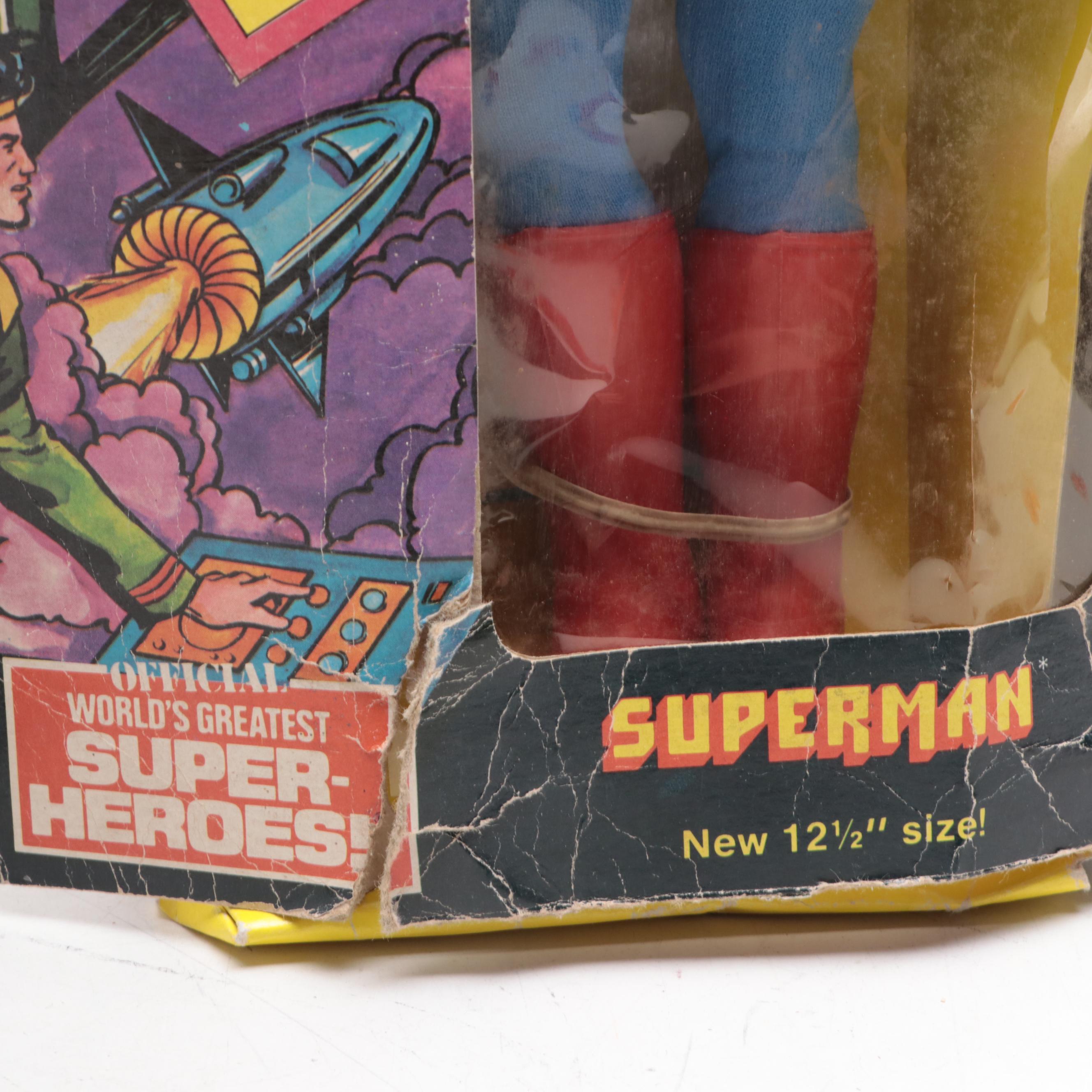 Mego "Superman" and Exclusive Toy "Vince Lombardi" Action Figures