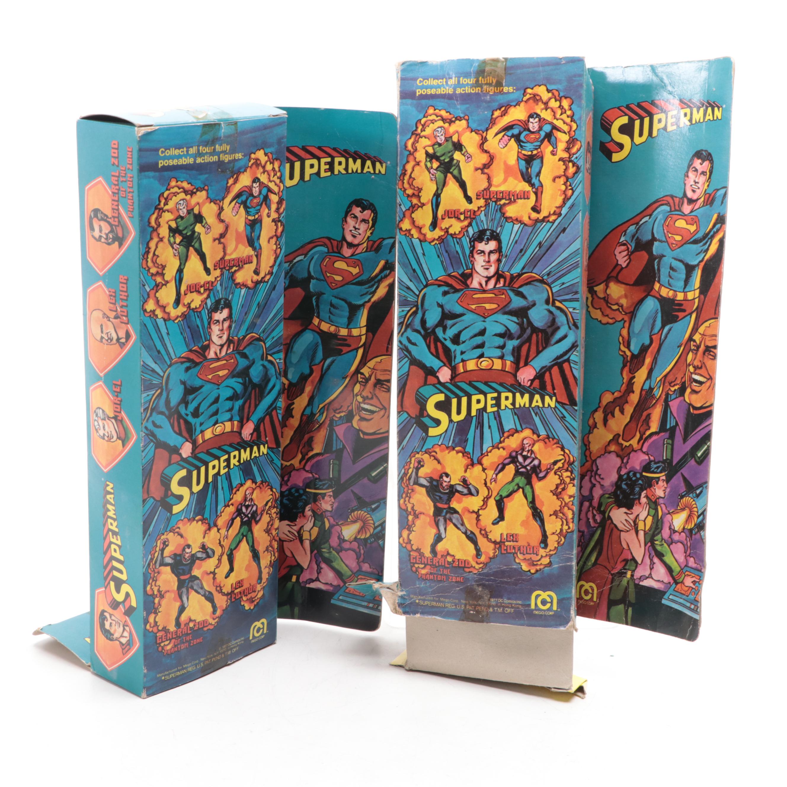 Mego "Superman" and Exclusive Toy "Vince Lombardi" Action Figures