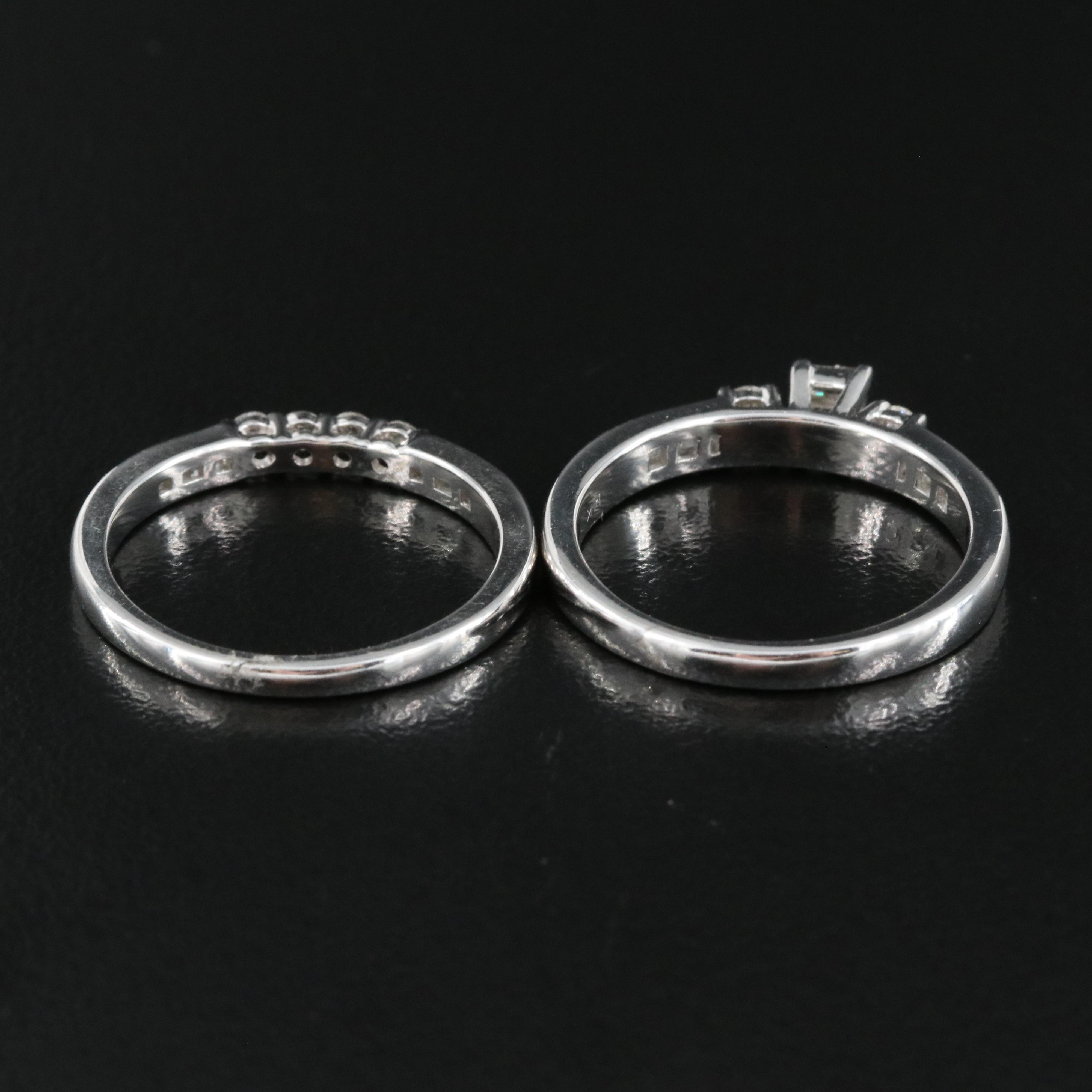 14K 0.53 CTW Diamond Ring and Band Set