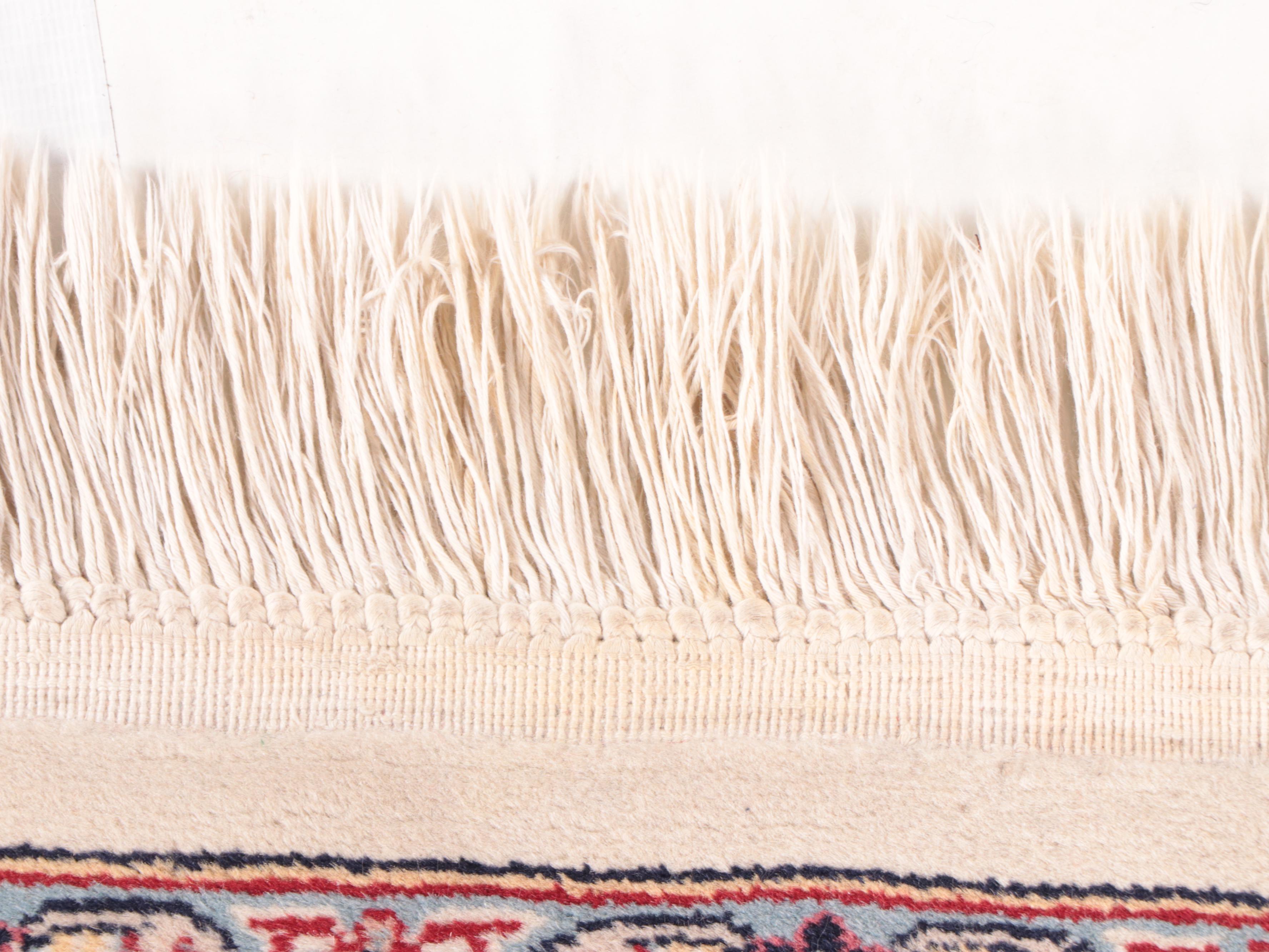 3'2 x 6' Hand-Knotted Indo-Persian Nain Style Area Rug