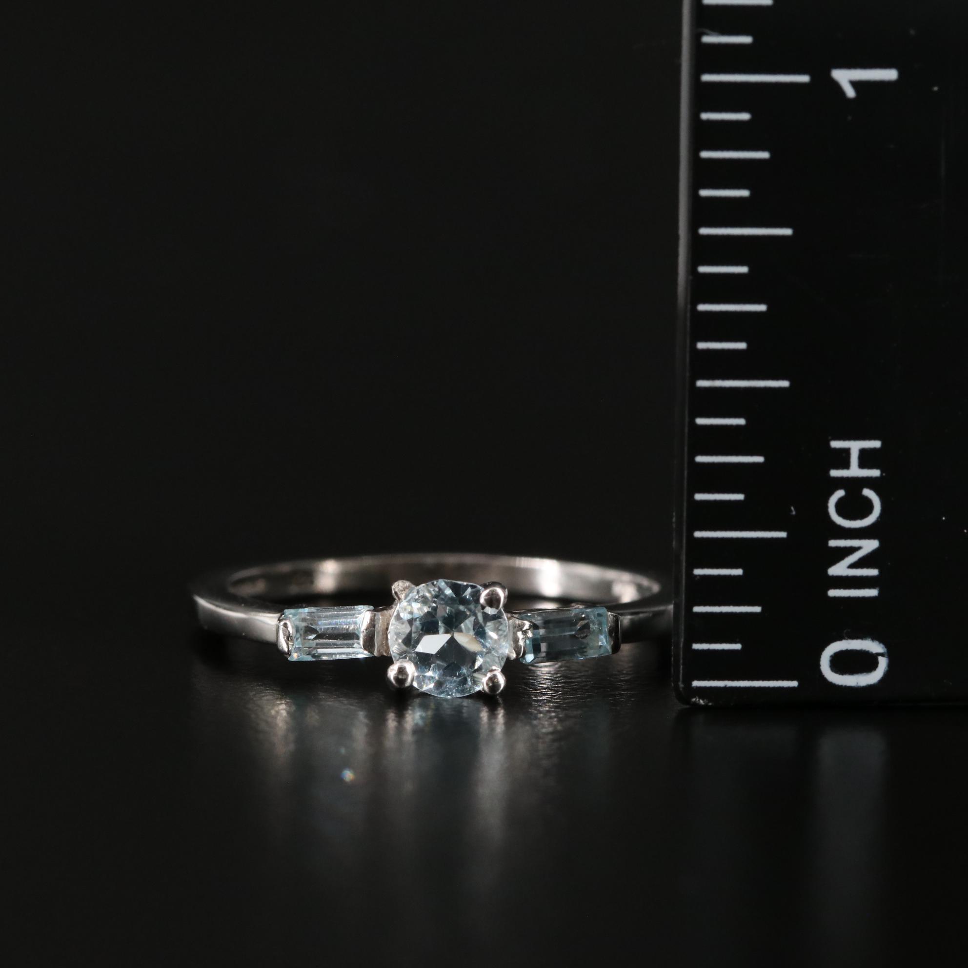 Sterling Blue Topaz Ring