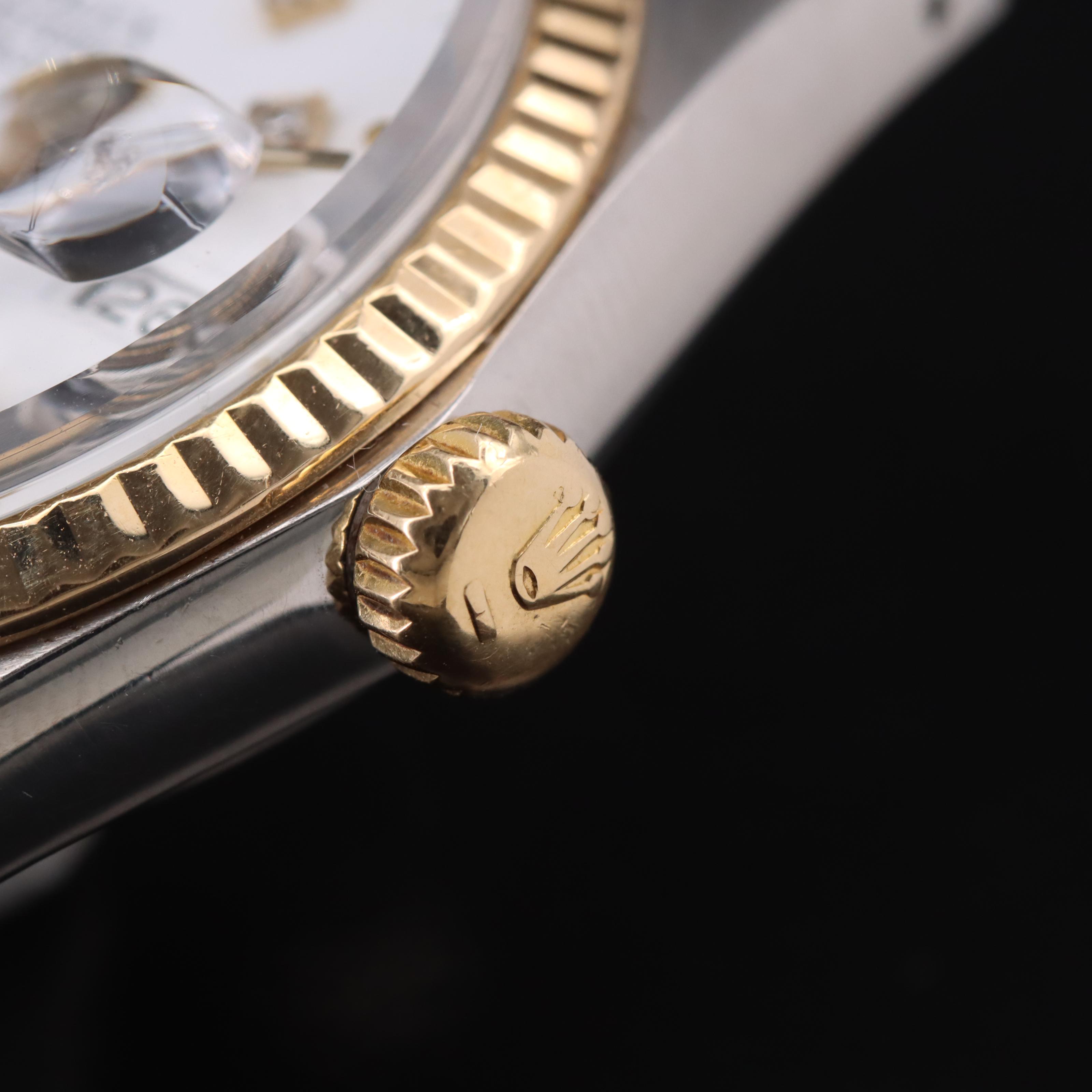 1983 ROlex Oyster Perpetual Datejust Diamond Dial Watch
