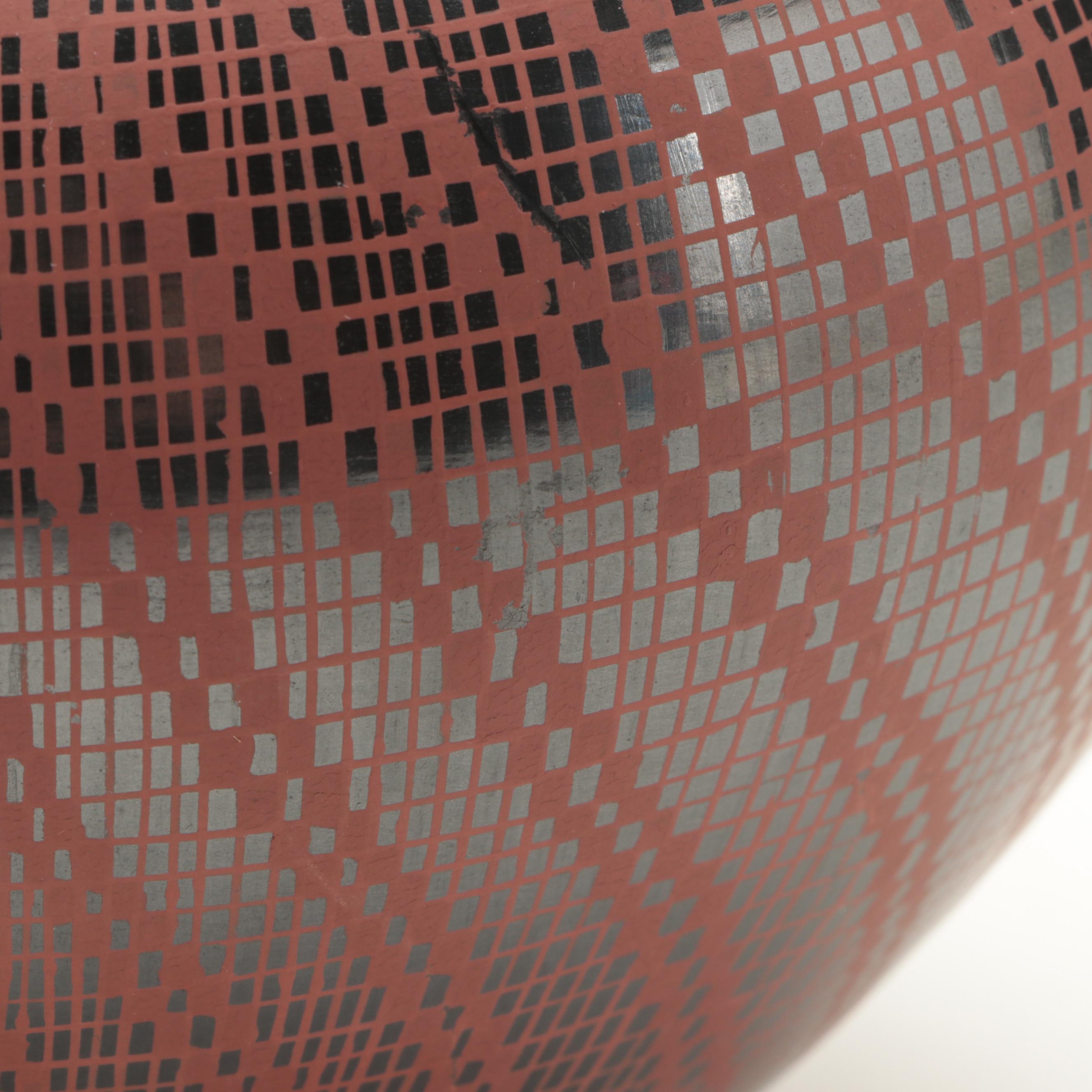 Signed Rene Pedregon Mata Ortiz Polychrome on Black Pottery Vessel