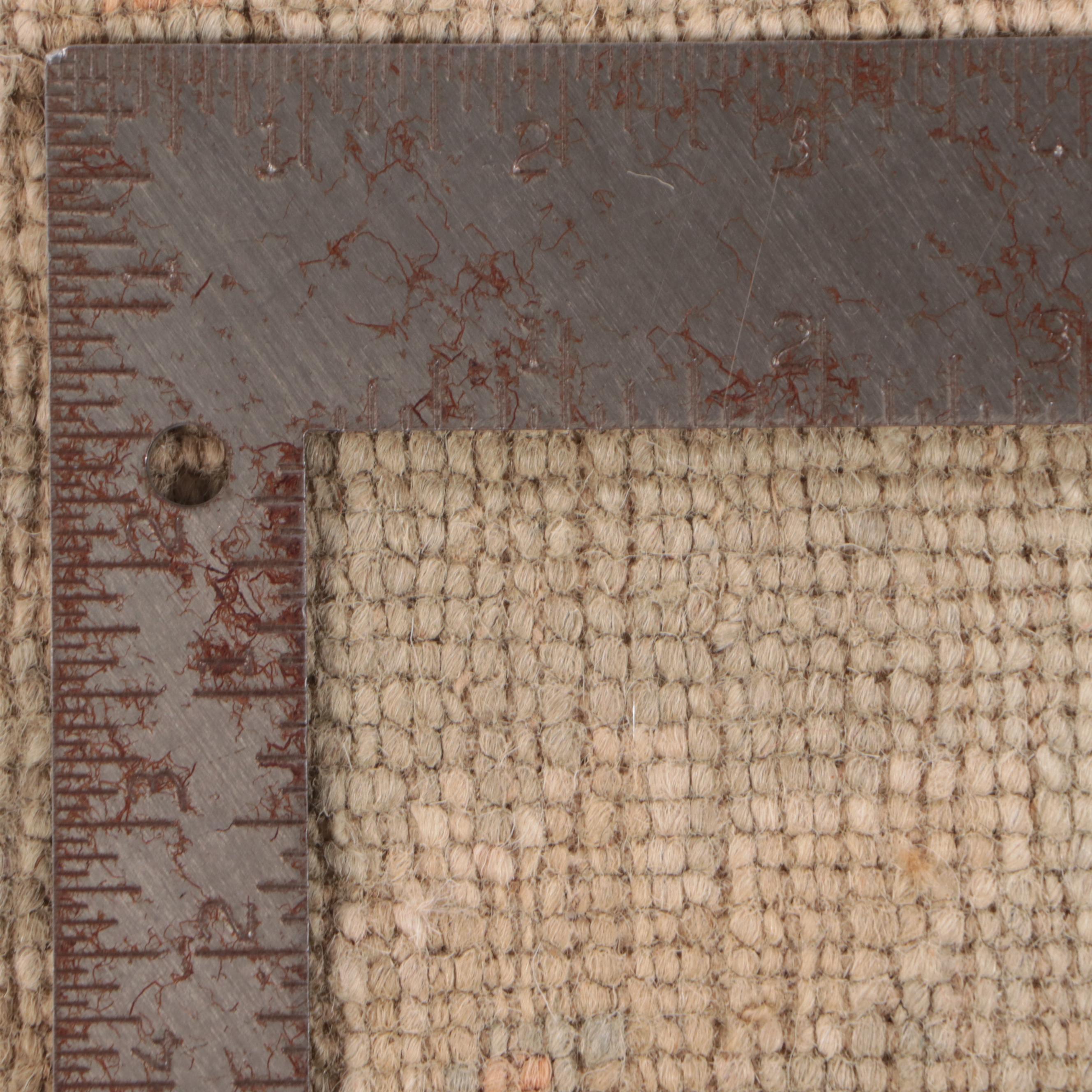 9'6 x 13'5 Hand-Knotted Indo-Turkish Oushak Style Area Rug