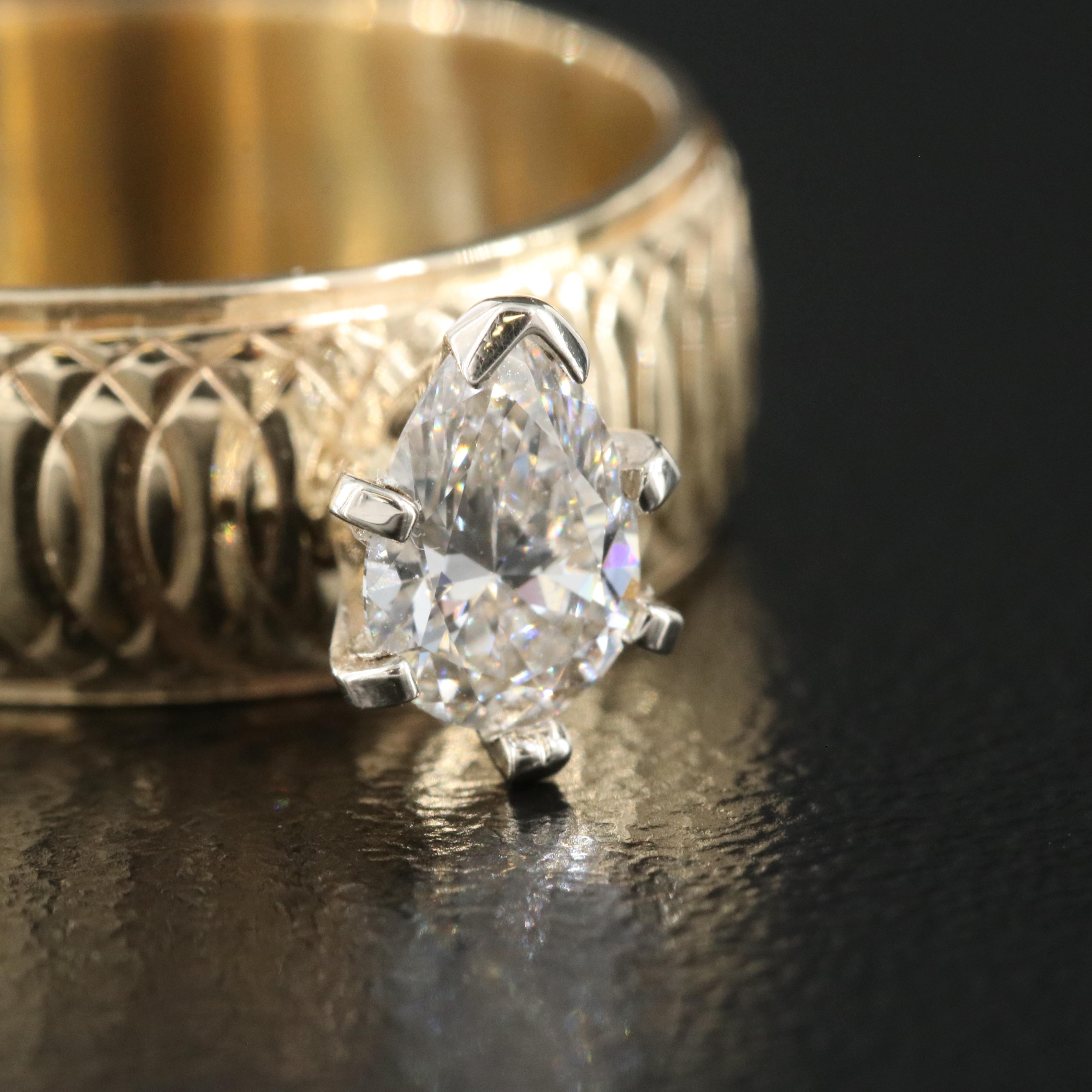 14K 0.52 CT Diamond Solitaire Ring