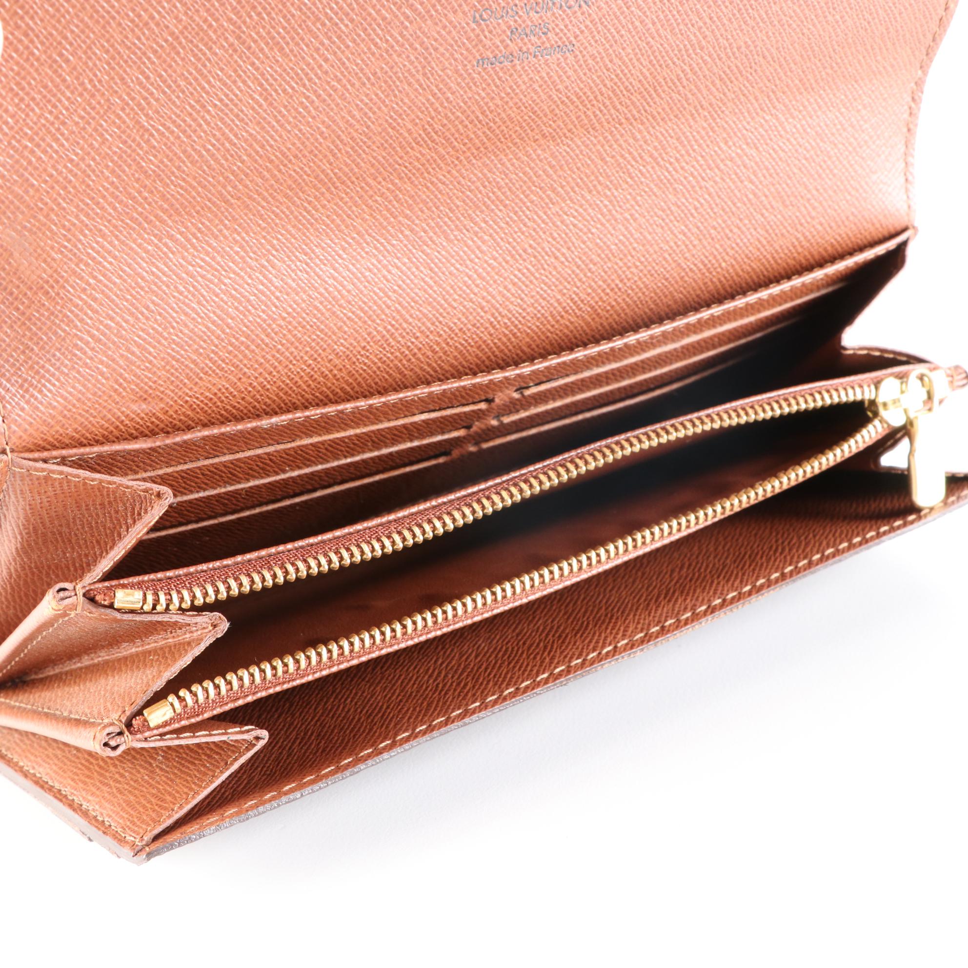 Louis Vuitton Sarah Wallet in Monogram Canvas