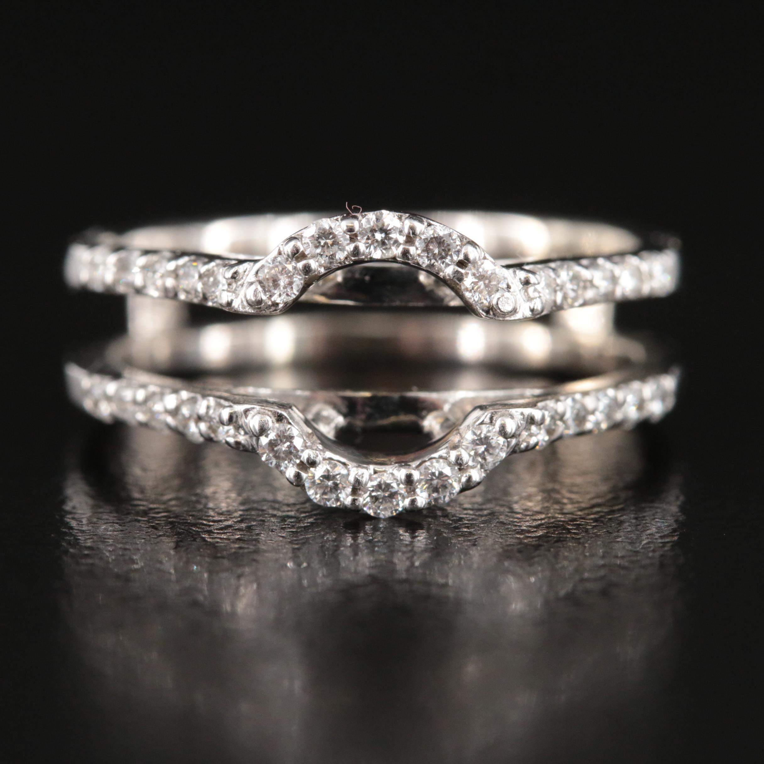 14K 0.33 CTW Diamond Ring Guard