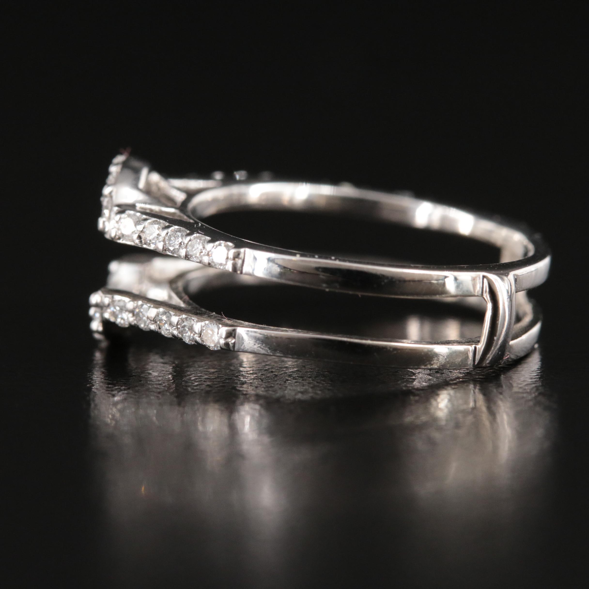 14K 0.33 CTW Diamond Ring Guard