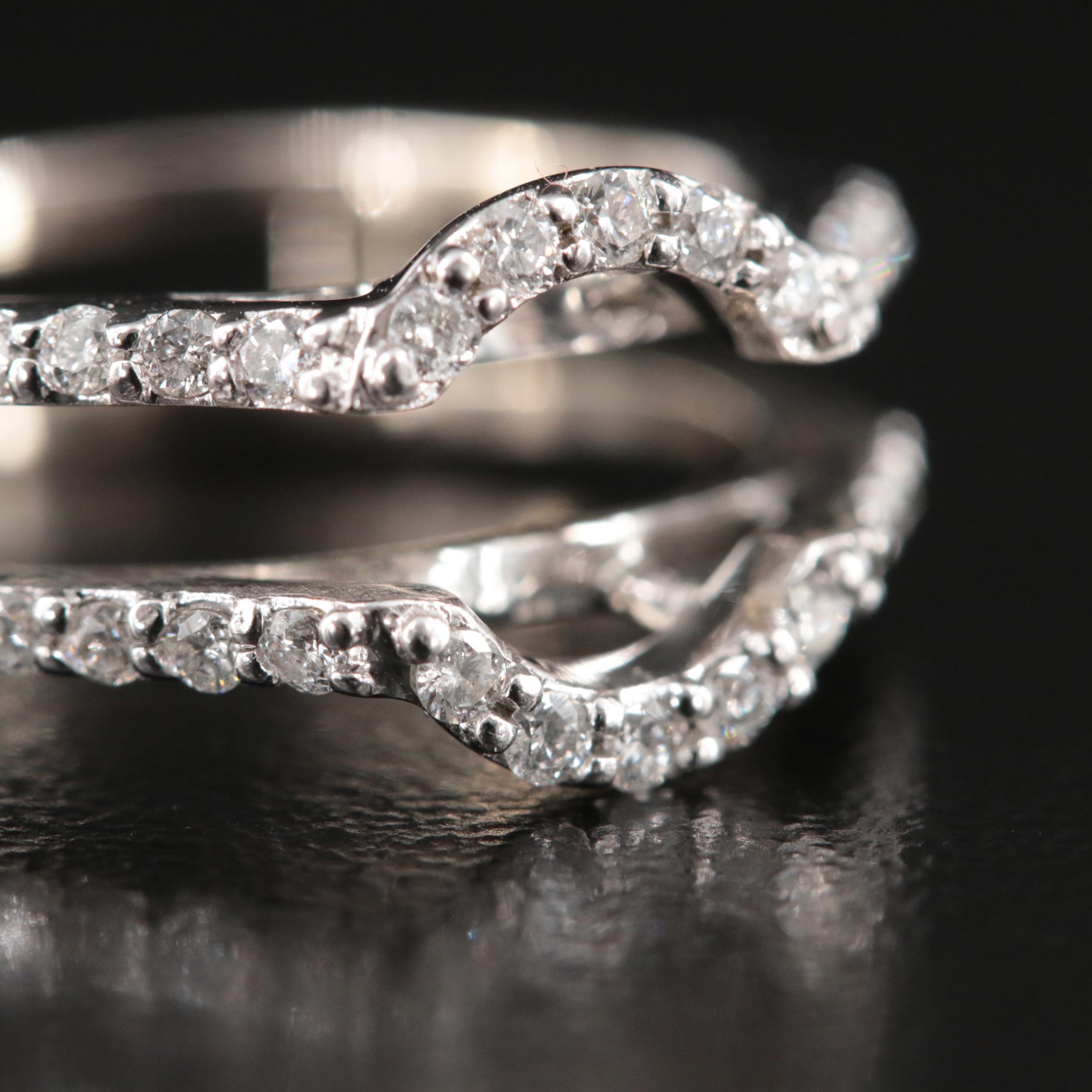 14K 0.33 CTW Diamond Ring Guard