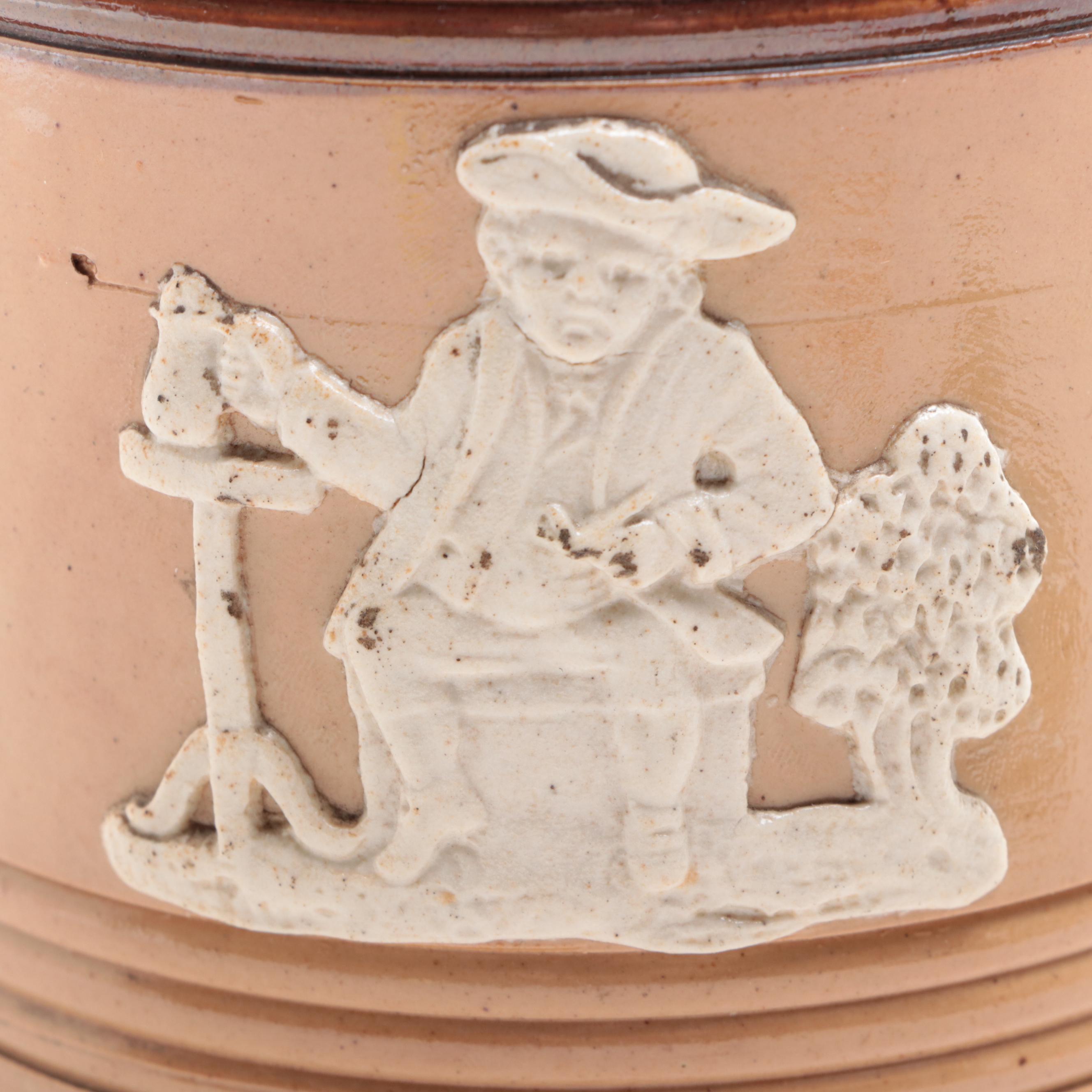 Royal Doulton English Stoneware Tobacco Jar, Early to Mid-20th Century