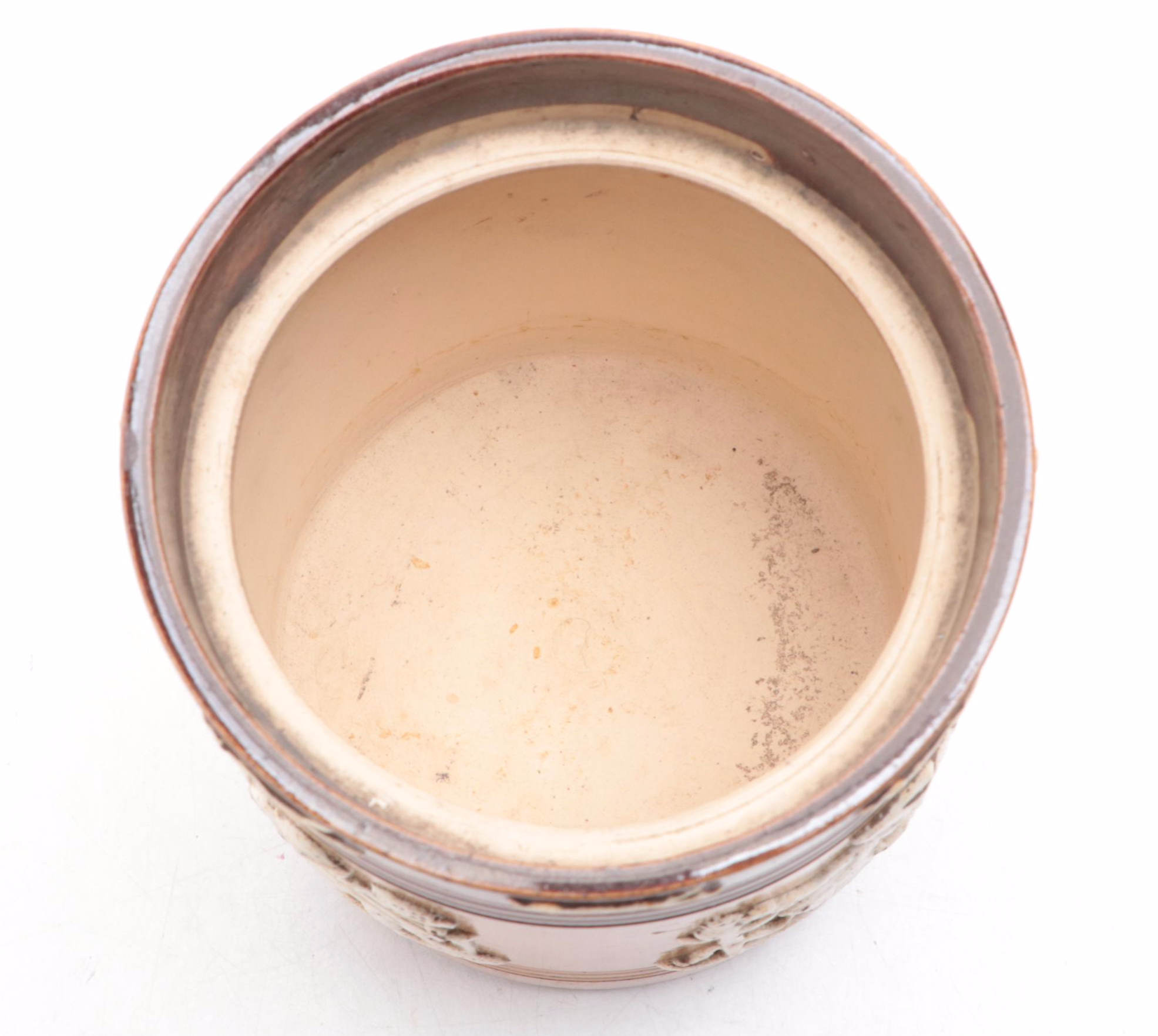 Royal Doulton English Stoneware Tobacco Jar, Early to Mid-20th Century