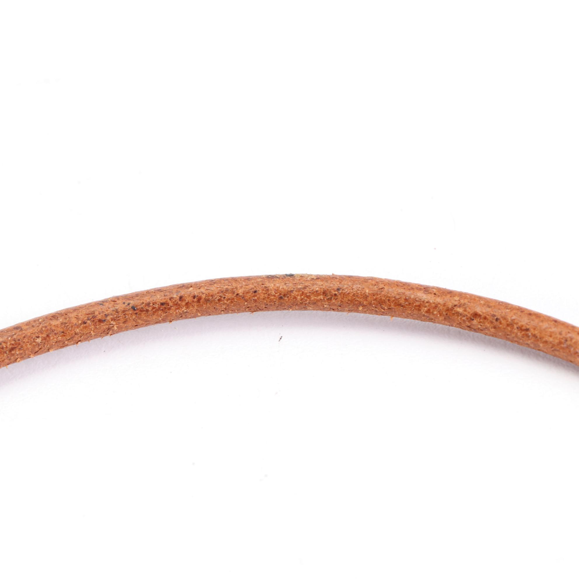 Hermès Jumbo Hook Leather Double Wrap Bracelet