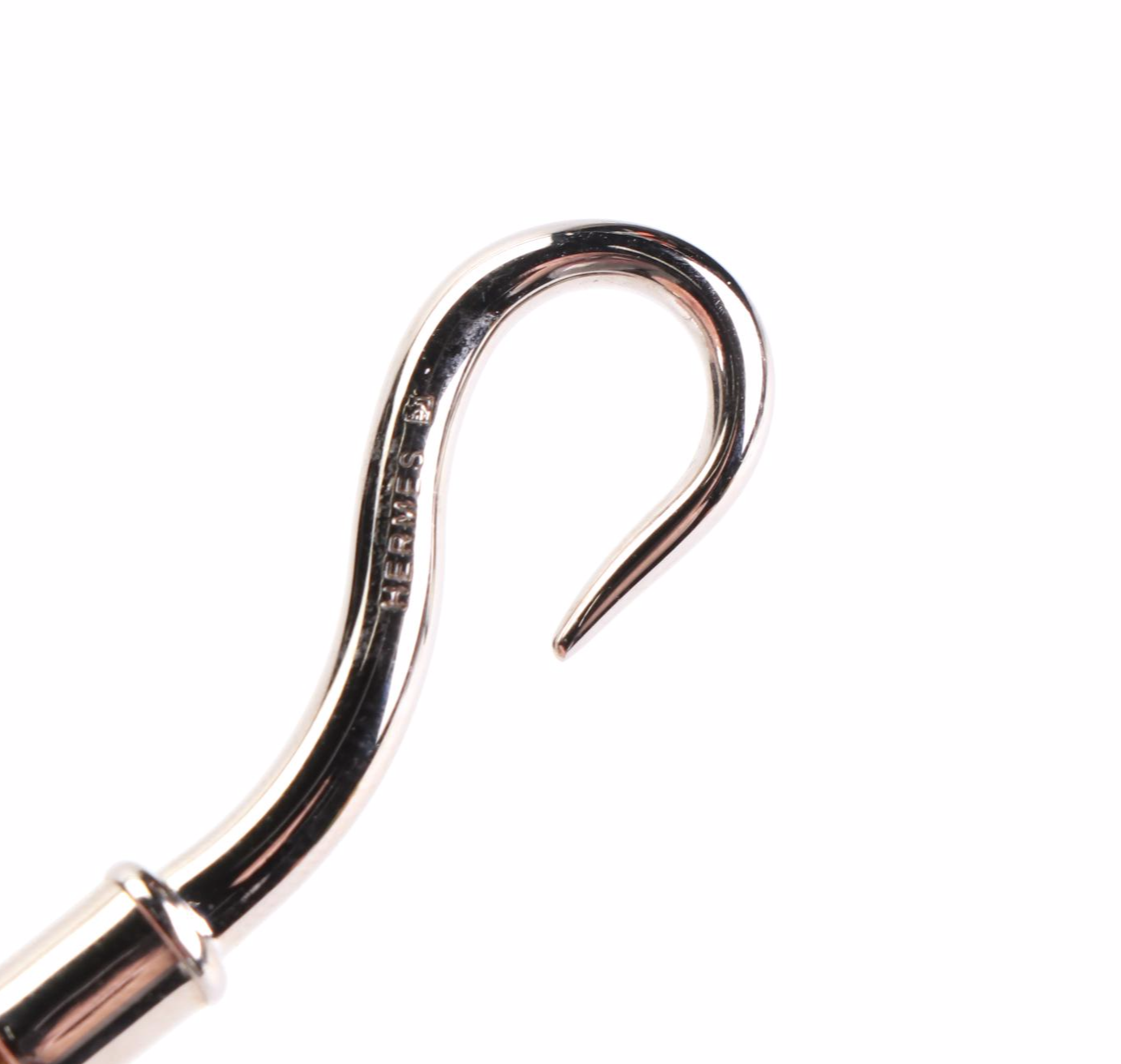 Hermès Jumbo Hook Leather Double Wrap Bracelet