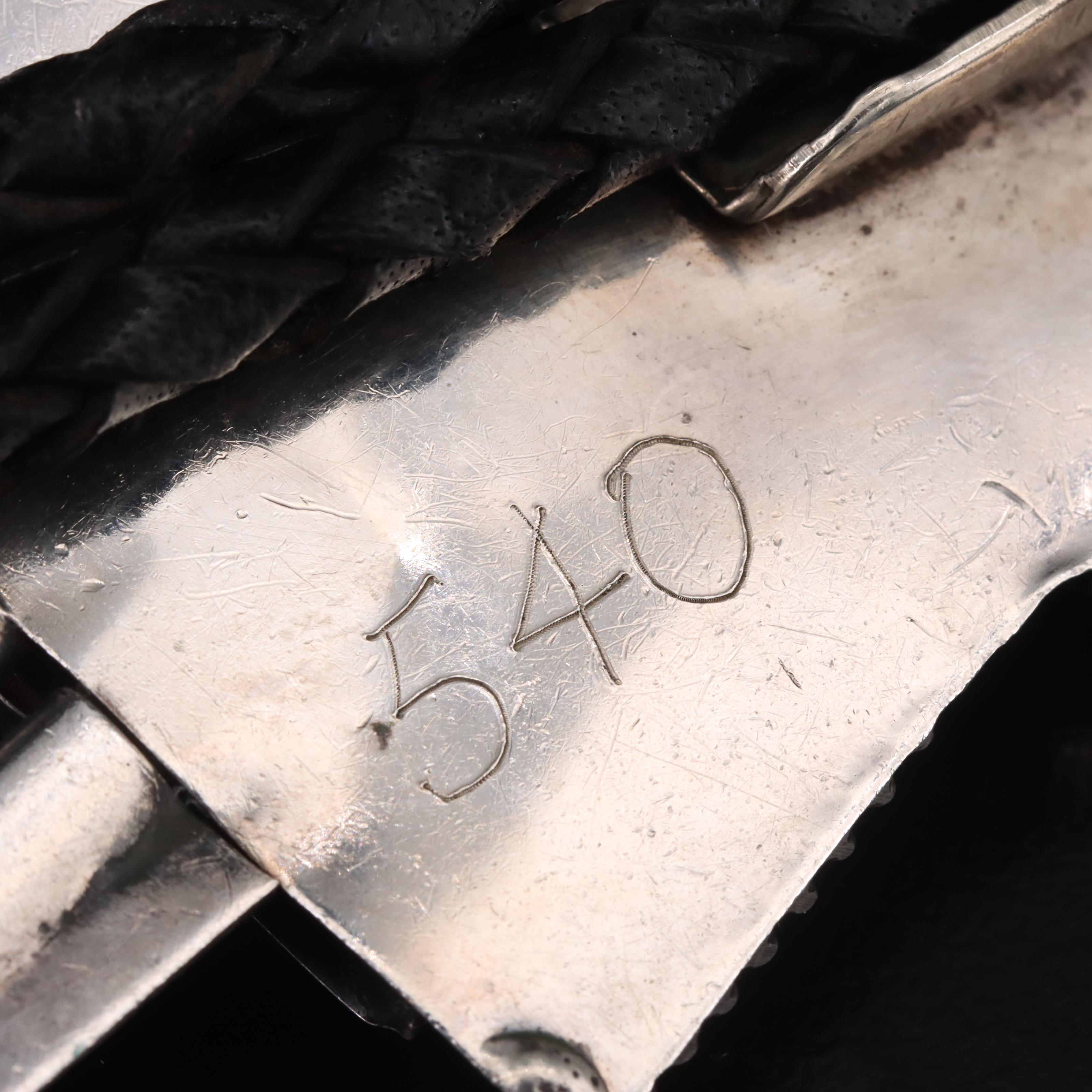 Sterling Turquoise Kachina Bolo Tie with Glass Accents