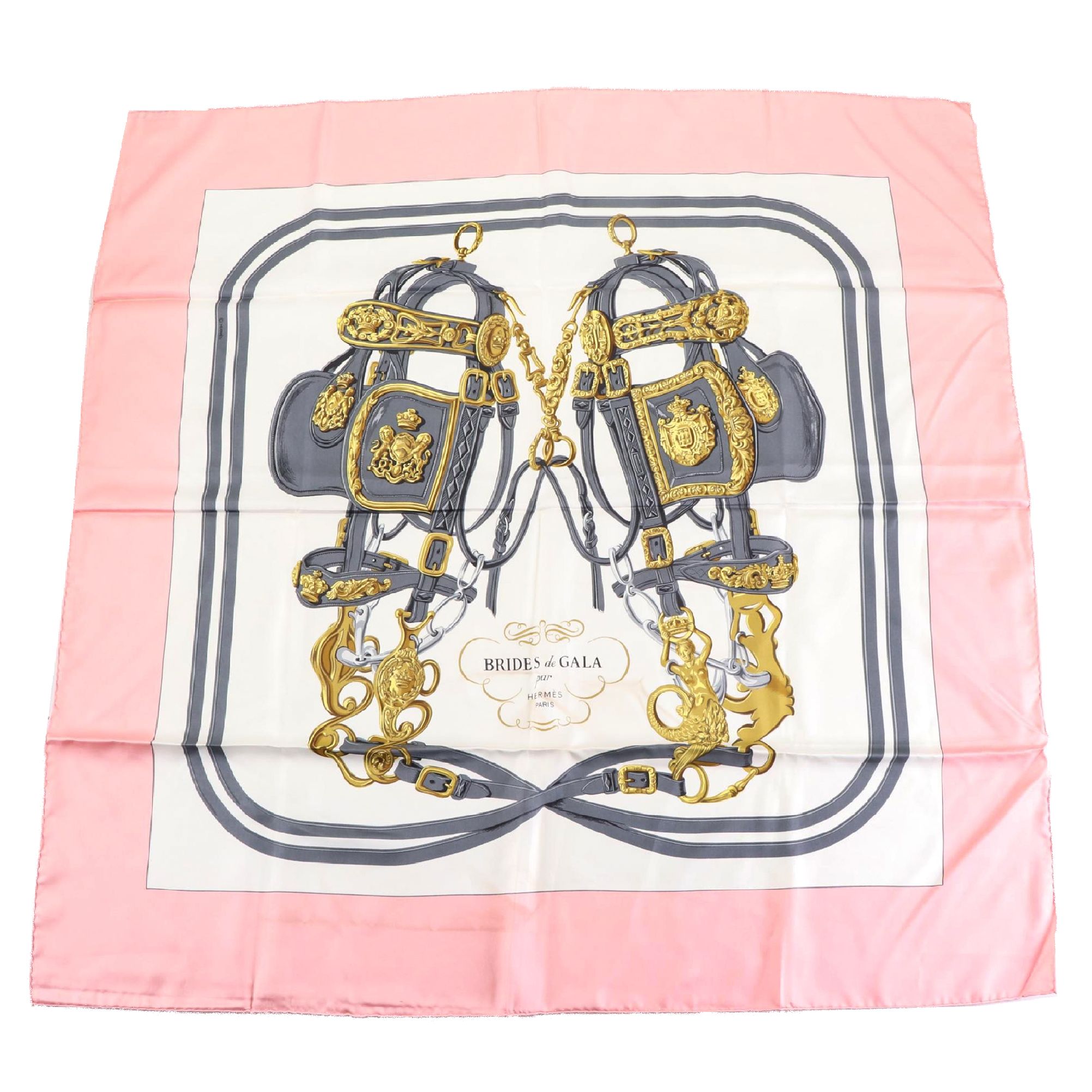 Hermès "Brides de Gala" Scarf 90 in Silk Twill
