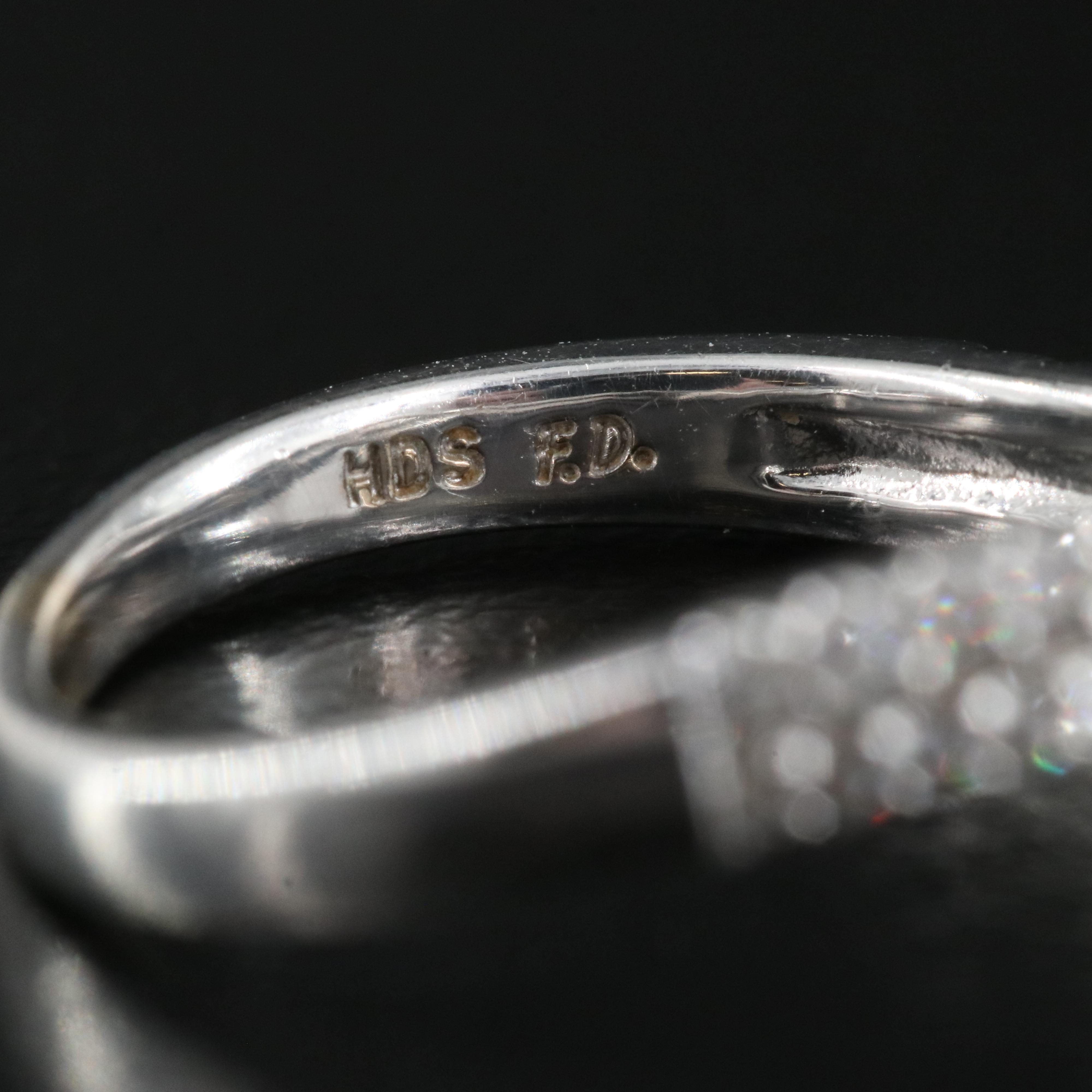 10K 0.45 CTW Diamond Bypass Ring