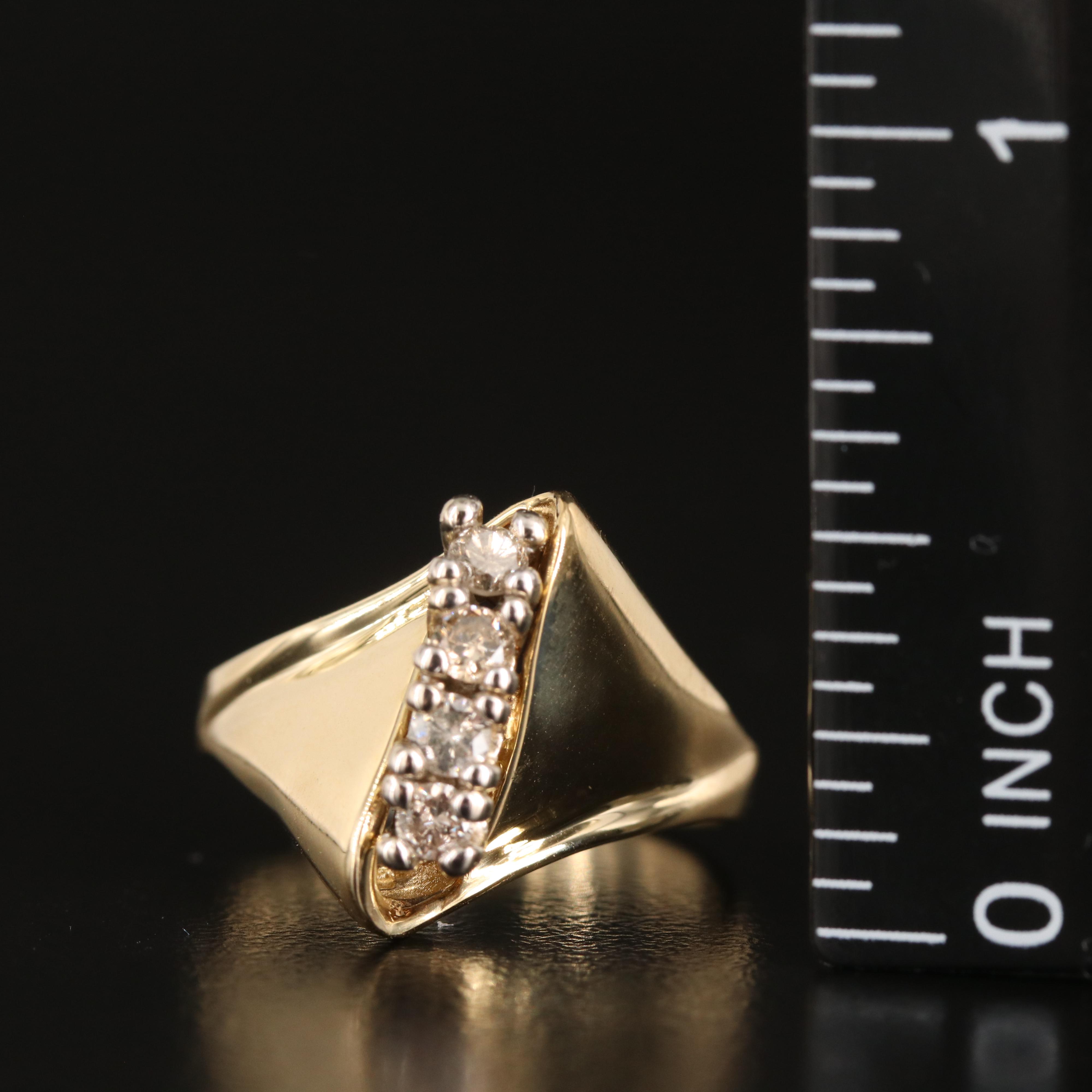14K 0.30 CTW Diamond Ring