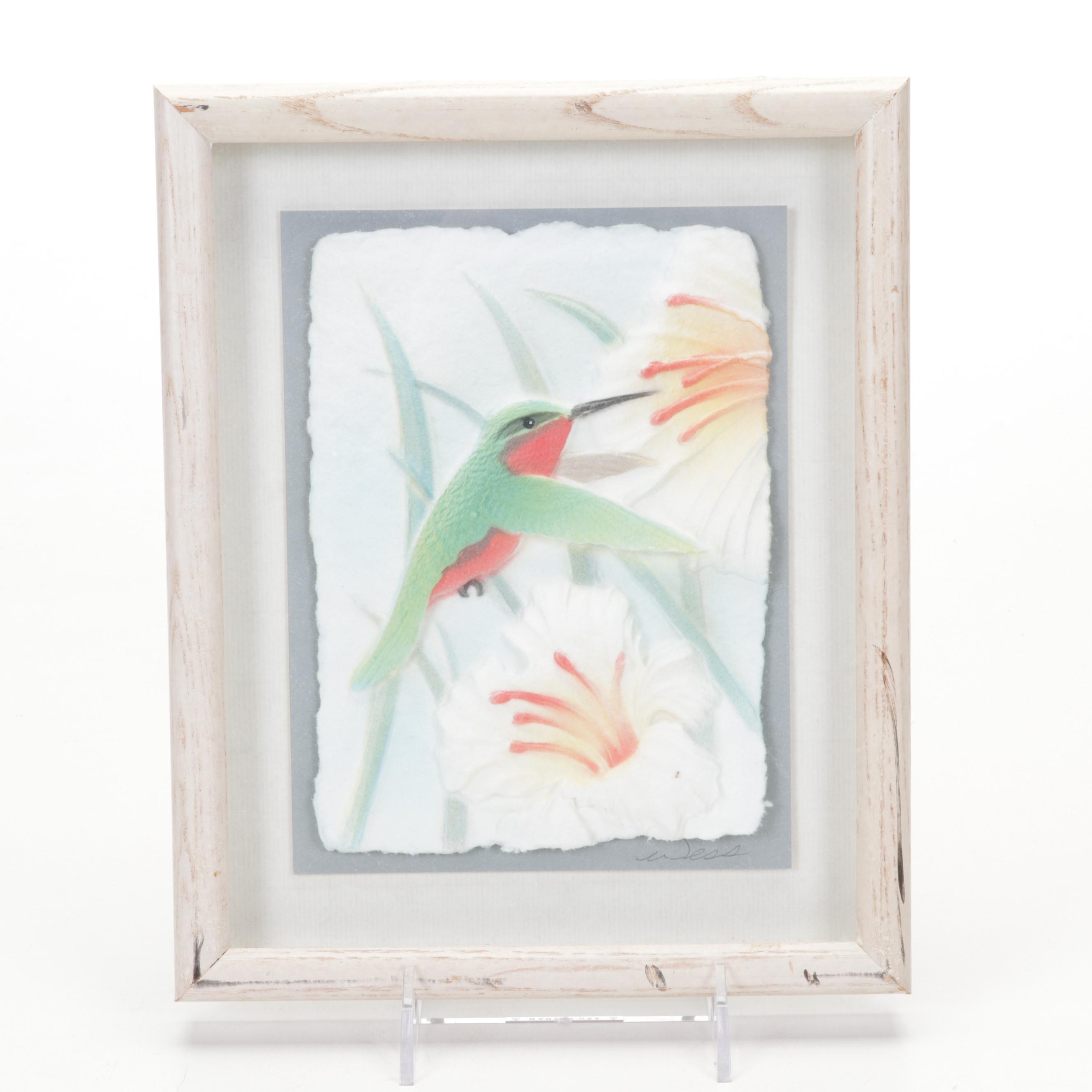 Napcoware "Snowy Egret" Porcelain Figurine and Other Decor