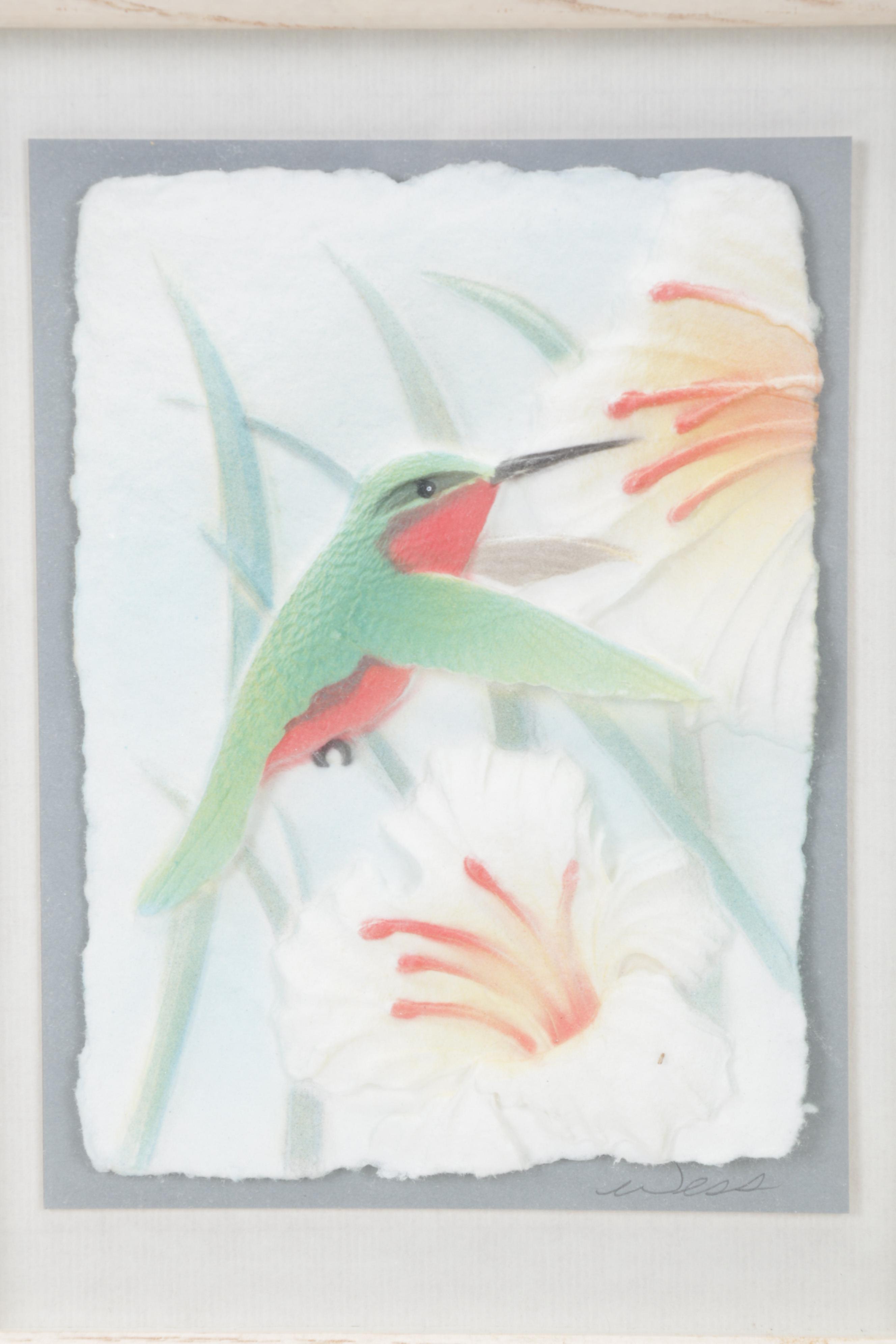 Napcoware "Snowy Egret" Porcelain Figurine and Other Decor