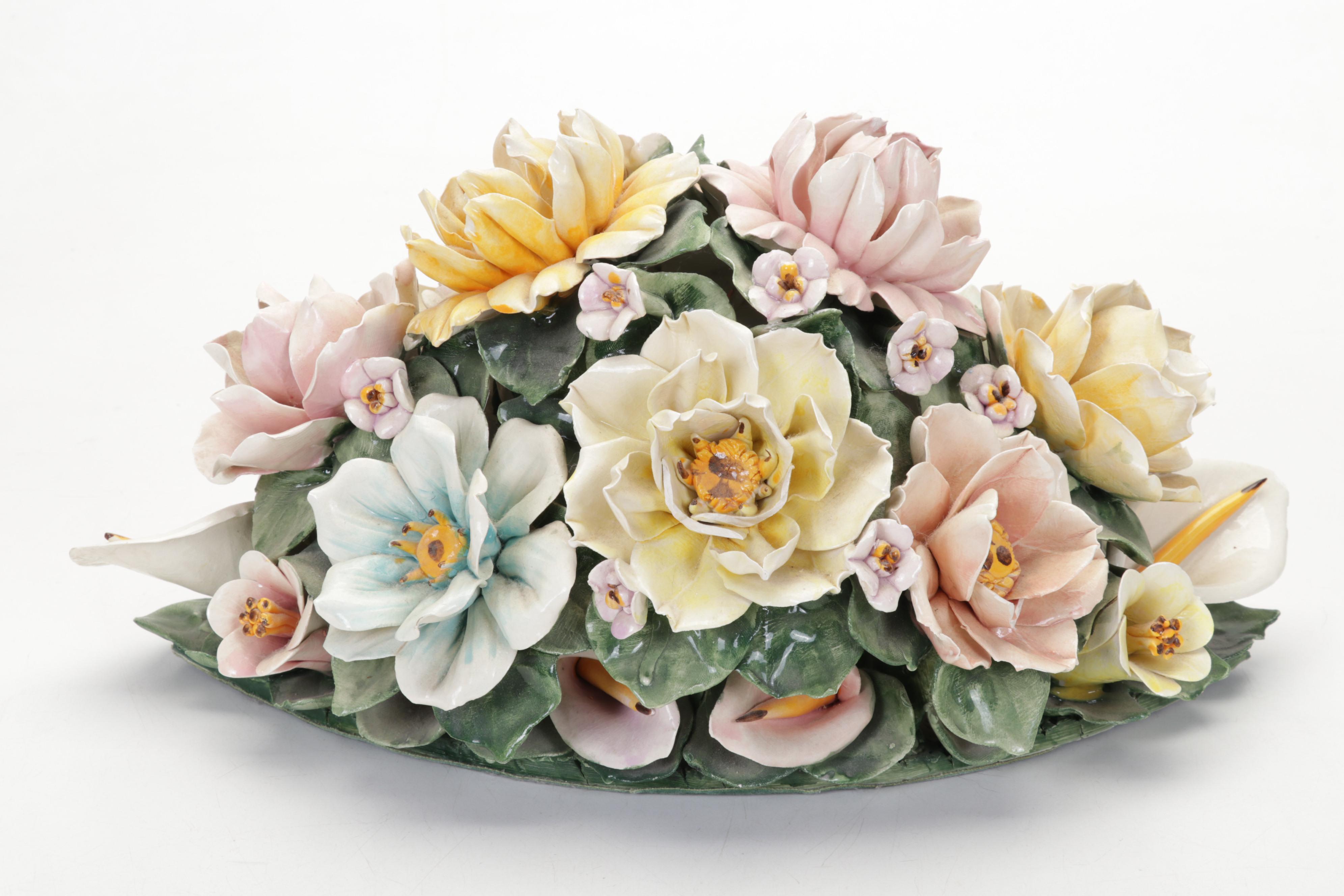 Napcoware "Snowy Egret" Porcelain Figurine and Other Decor