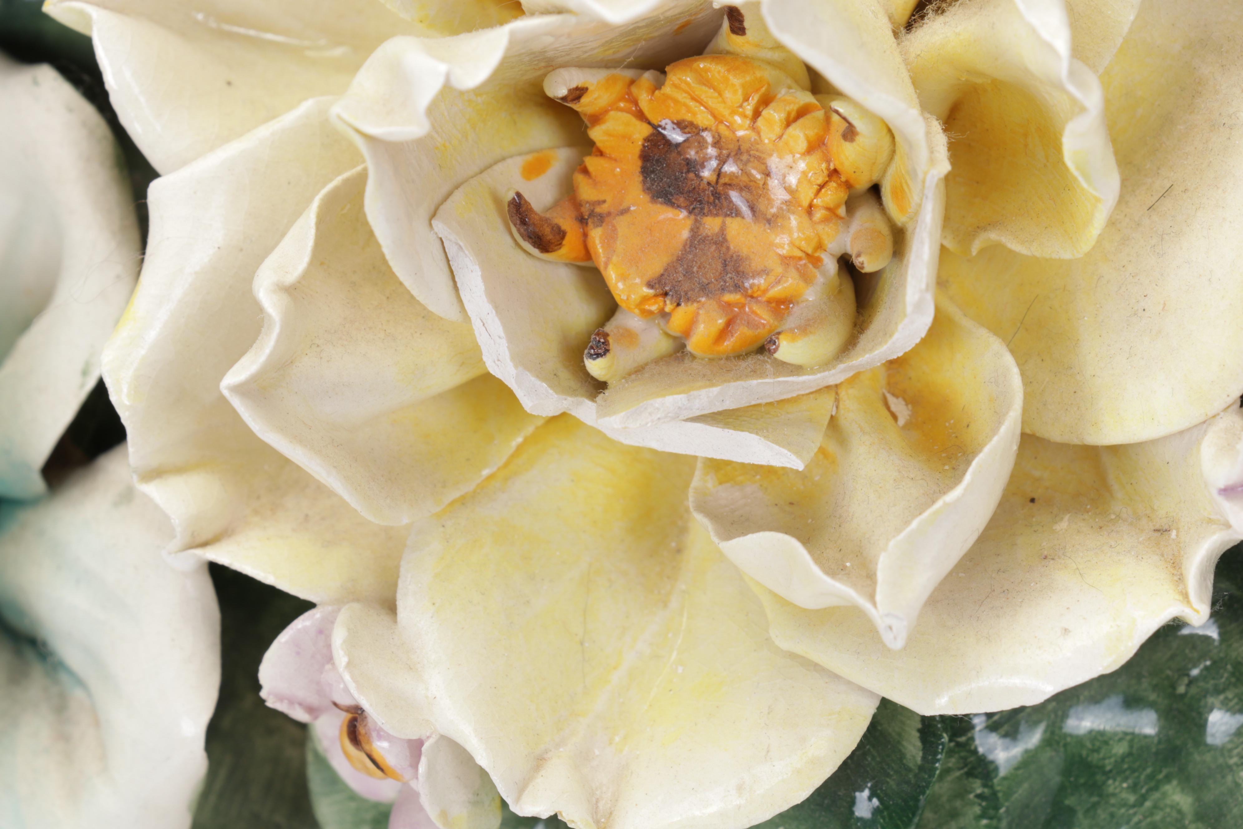 Napcoware "Snowy Egret" Porcelain Figurine and Other Decor