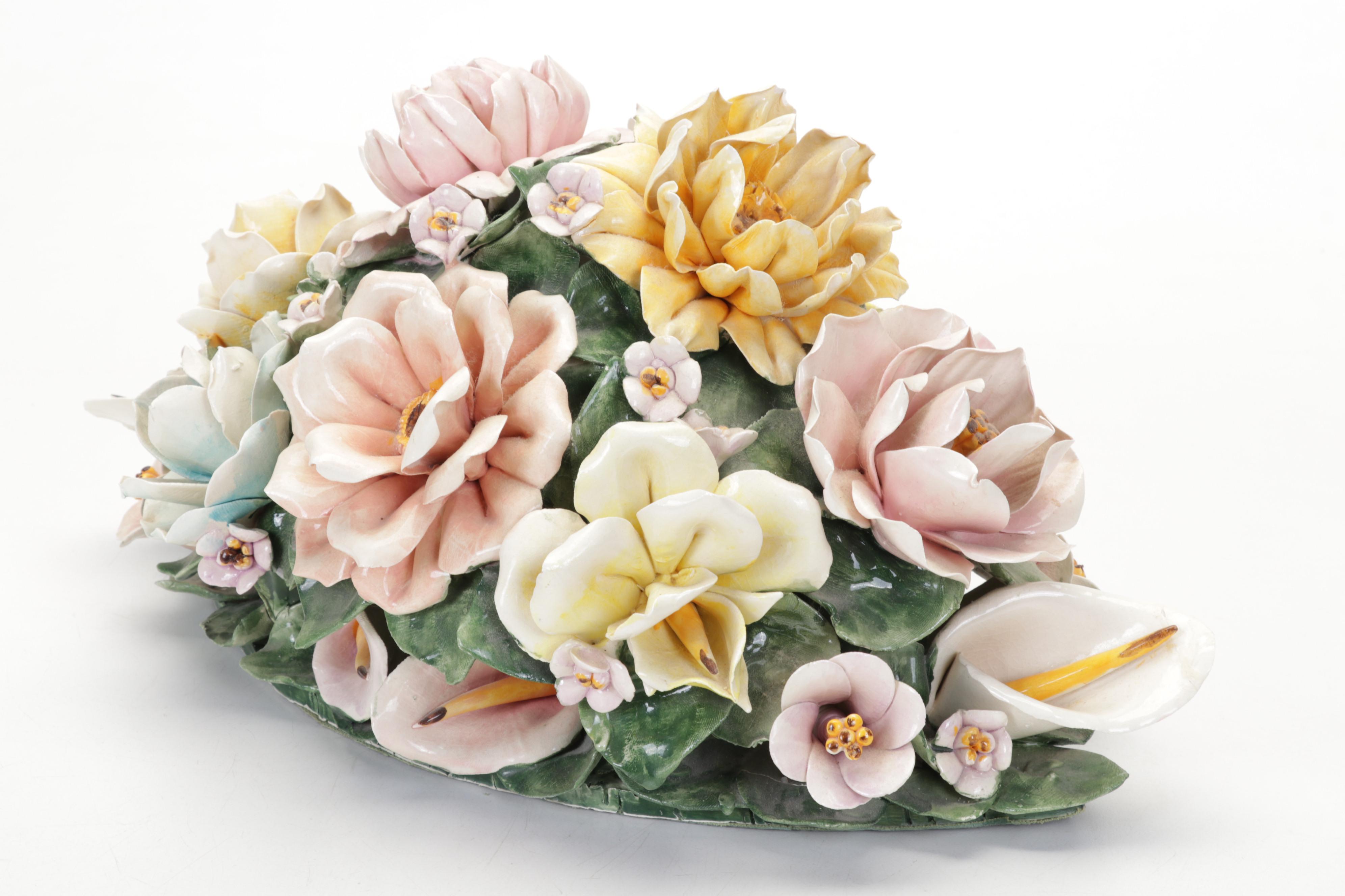 Napcoware "Snowy Egret" Porcelain Figurine and Other Decor